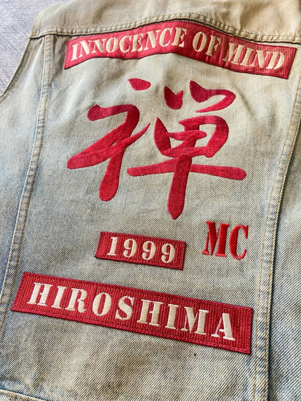 Levi's VTG 80s/90s Levi’s USA Denim Cut-Off Trucker Vest Distressed Size US M / EU 48-50 / 2 - 2 Thumbnail
