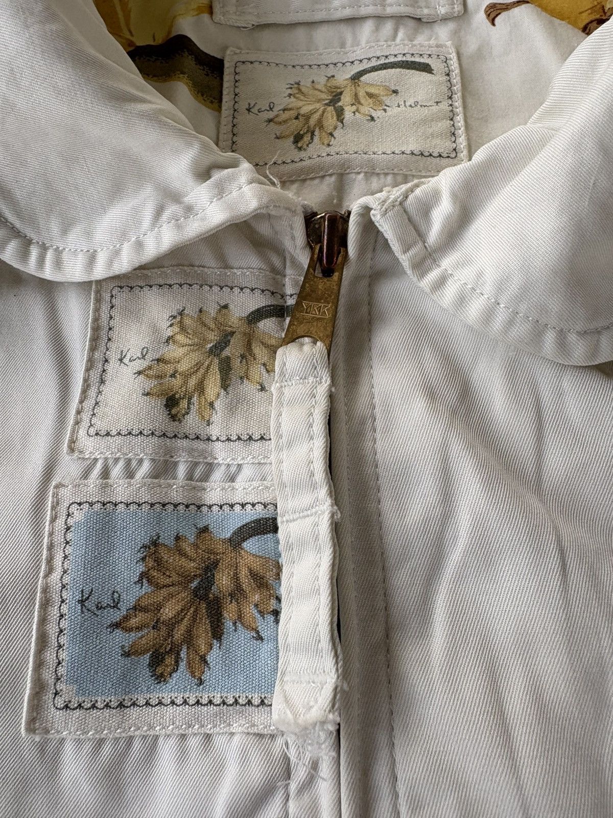 Karl Helmut Karl Helmut Bomber Flower Patch Jacket Size US L / EU 52-54 / 3 - 16 Thumbnail
