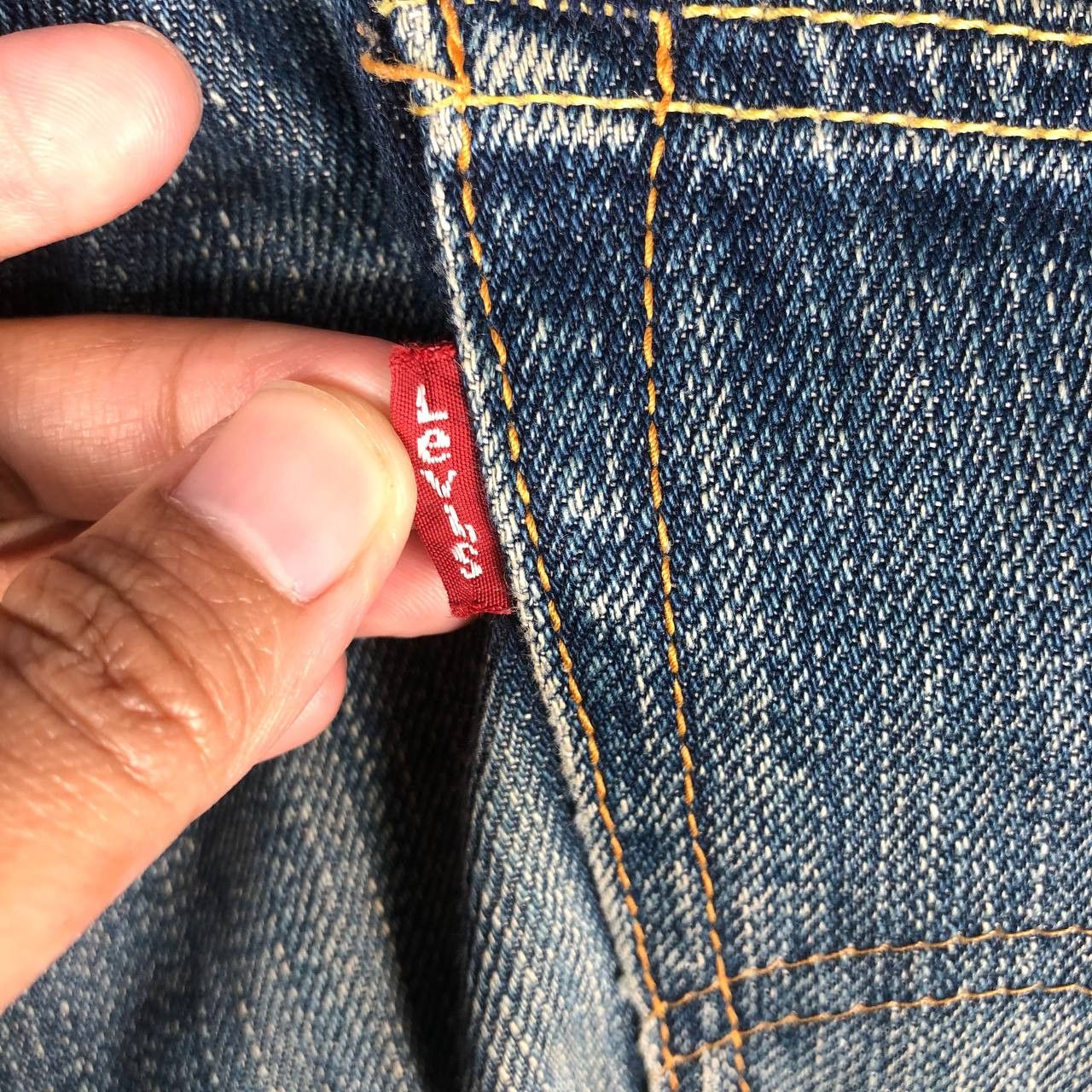 Levi's × Vintage Vintage Levi's Strauss Blue Faded Distressed Denim Jeans Size US 33 - 11 Thumbnail