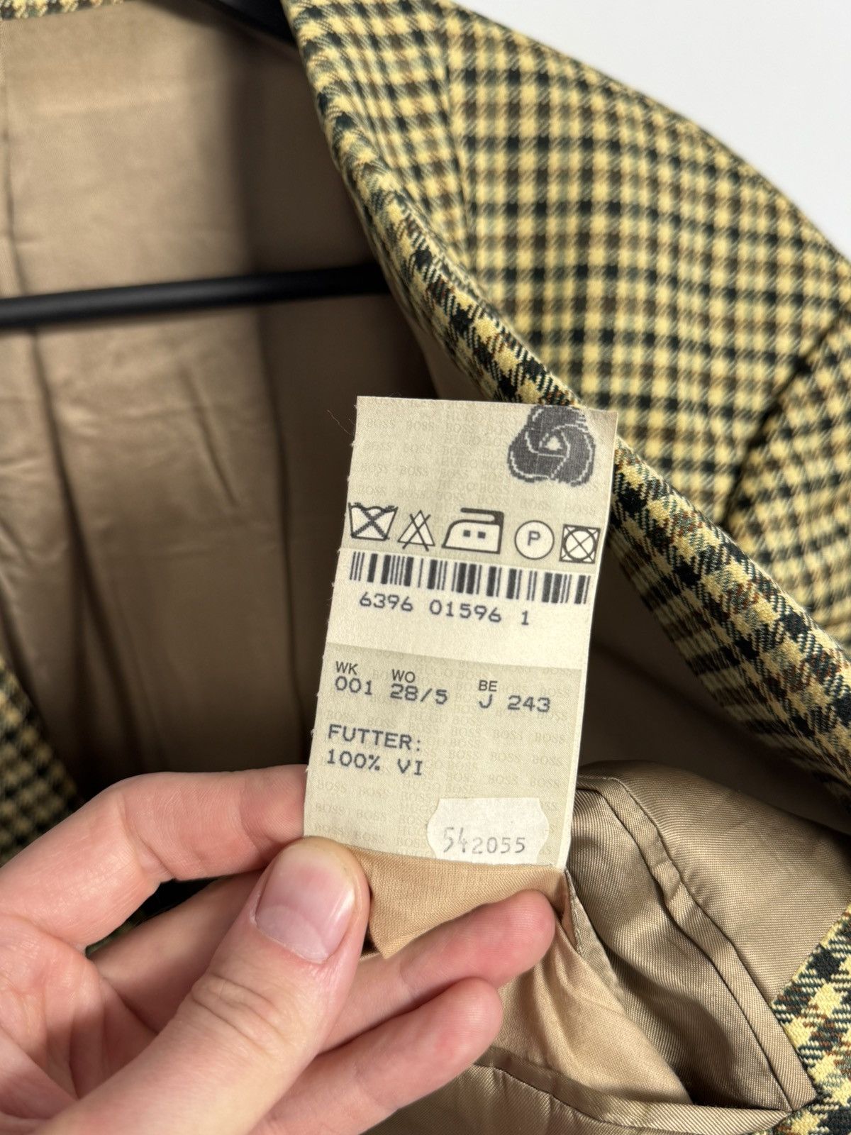 Hugo Boss Hugo Boss Blazer Ing Loro Piana Wool Lord Carnaby Size 54R - 17 Thumbnail