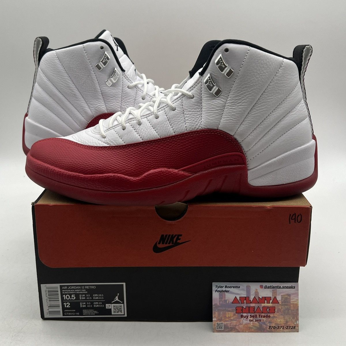 Jordan Brand Air Jordan 12 Cherry Size US 10.5 / EU 43-44 - 1 Thumbnail