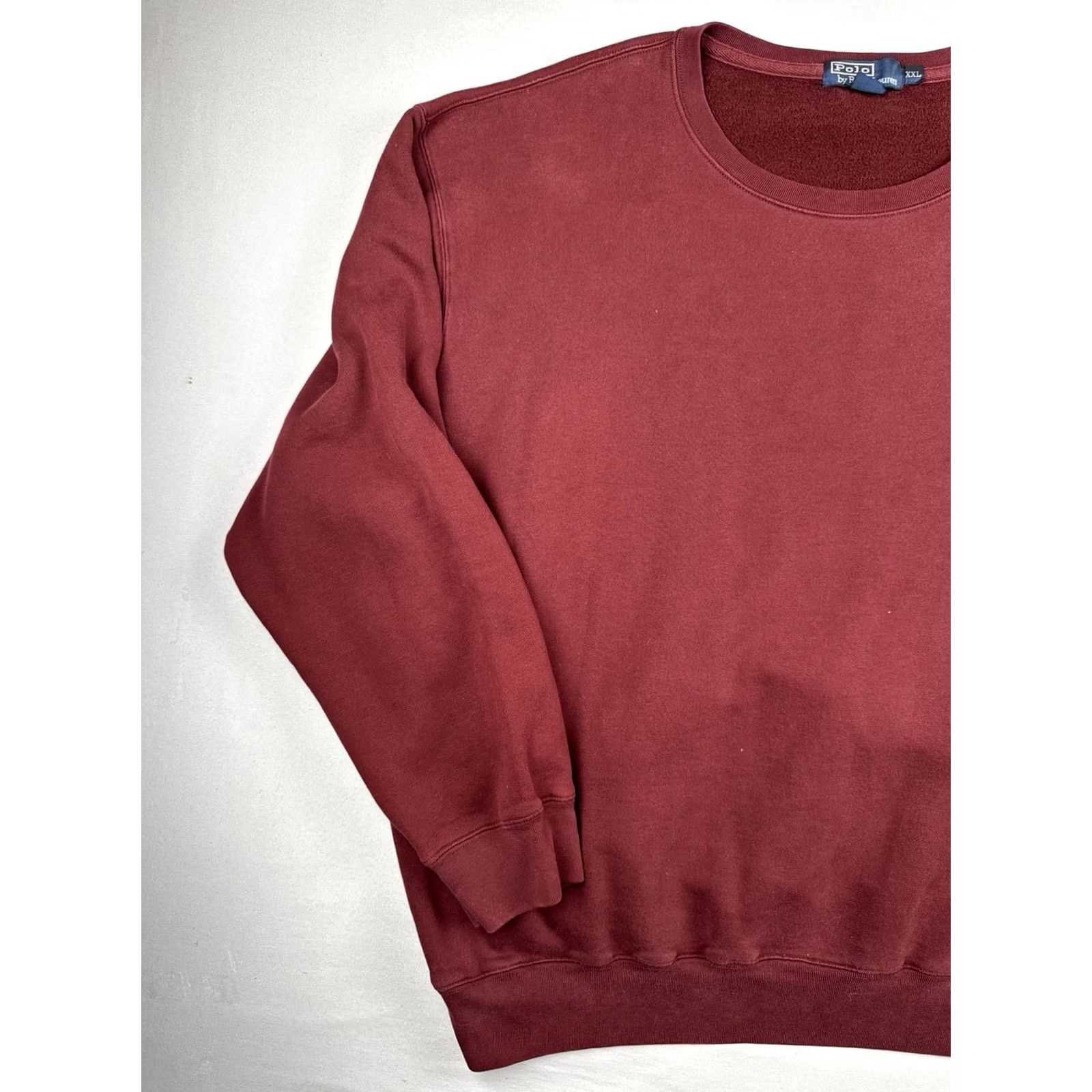 Polo Ralph Lauren VINTAGE Polo Ralph Lauren Sweatshirt Crewneck Pullover 2XL Red Pony Logo 90s Mens Shirt Size US XXL / EU 58 / 5 - 3 Thumbnail