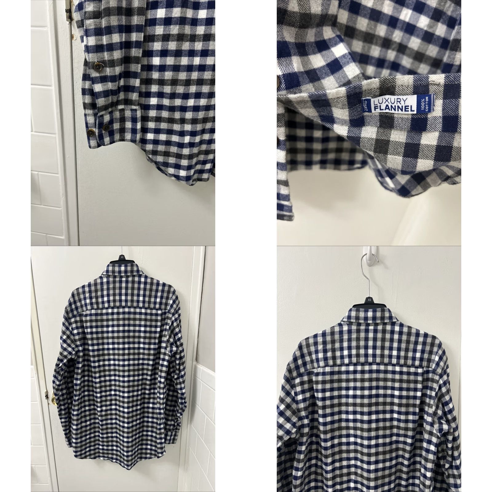 Orvis Orvis Button-Down Shirt Mens M Blue Plaid Flannel Long Sleeve Button-Up Casual Workwear Travel Outdoors Size US M / EU 48-50 / 2 - 8 Thumbnail