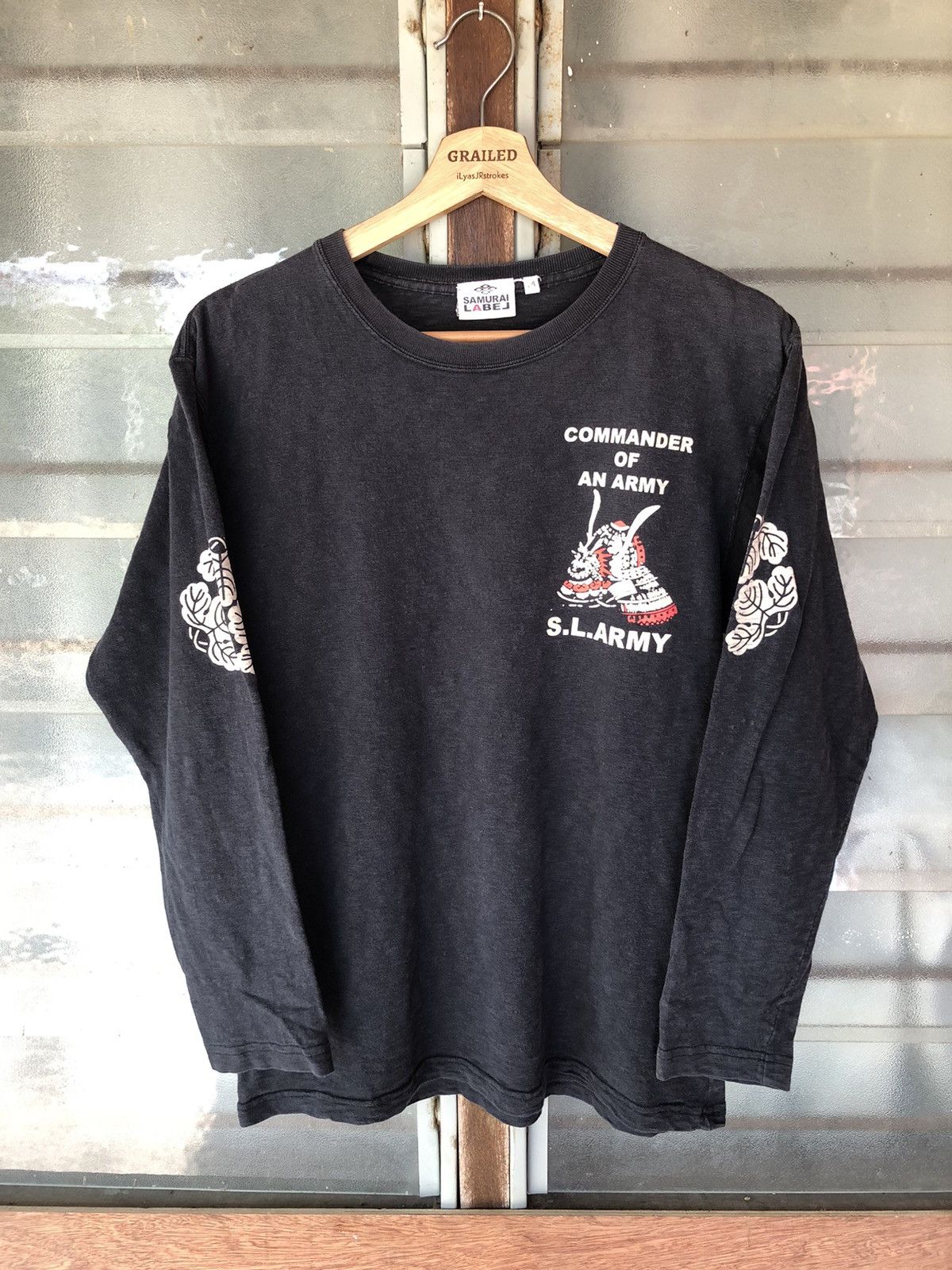 Japanese Brand Vintage Samurai Label Commander Of An Army Japan Shirt Tee Size US M / EU 48-50 / 2 - 2 Thumbnail