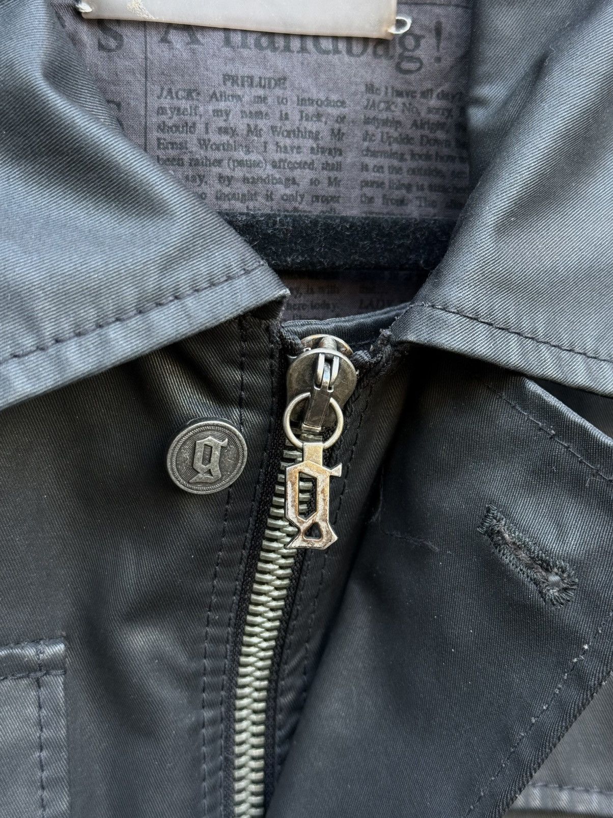 John Galliano Galliano Heavy Waxed Cotton M-65 Field Jacket FW10 Size US S / EU 44-46 / 1 - 7 Thumbnail