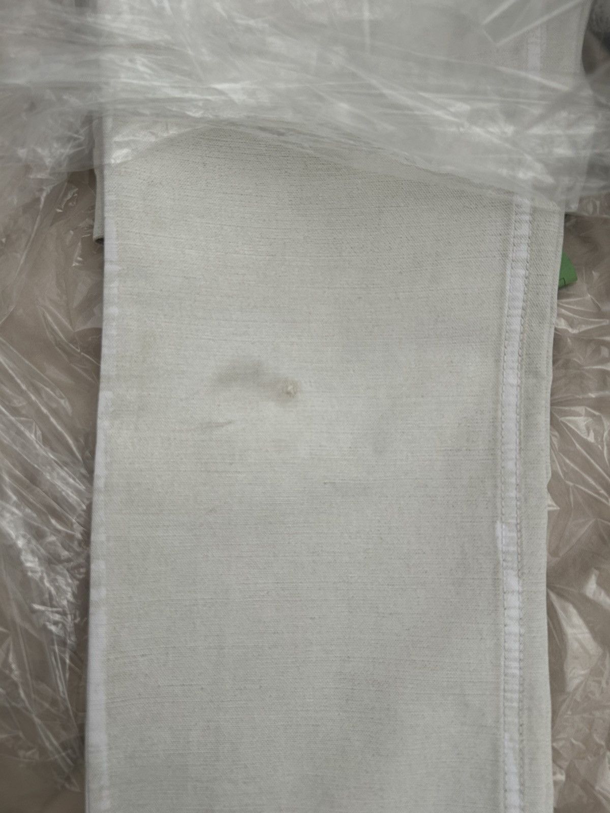 Alexander McQueen Alexander McQueen 2009 Painted Seam White Canvas Pants Size US 30 / EU 46 - 7 Thumbnail
