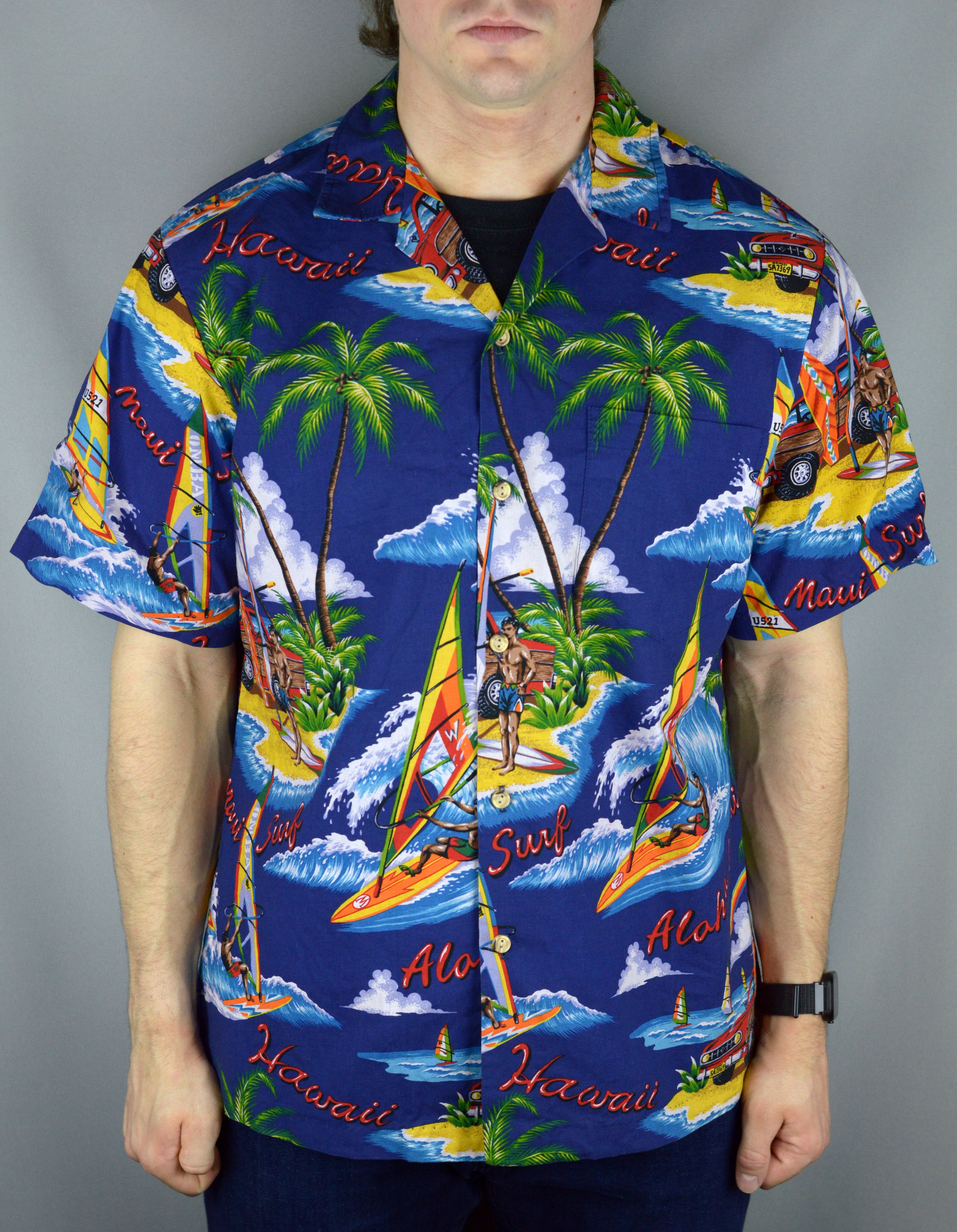 Vintage Vintage Styled by RJC Hawaiian 80s t shirt Size US XL / EU 56 / 4 - 1 Thumbnail