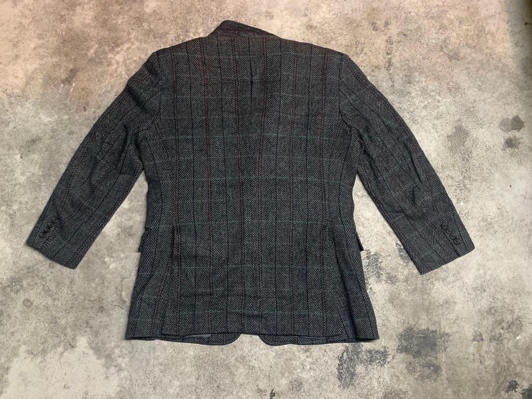 Burberry Vintage Burberrys Wool Blazer Size 44R - 4 Thumbnail