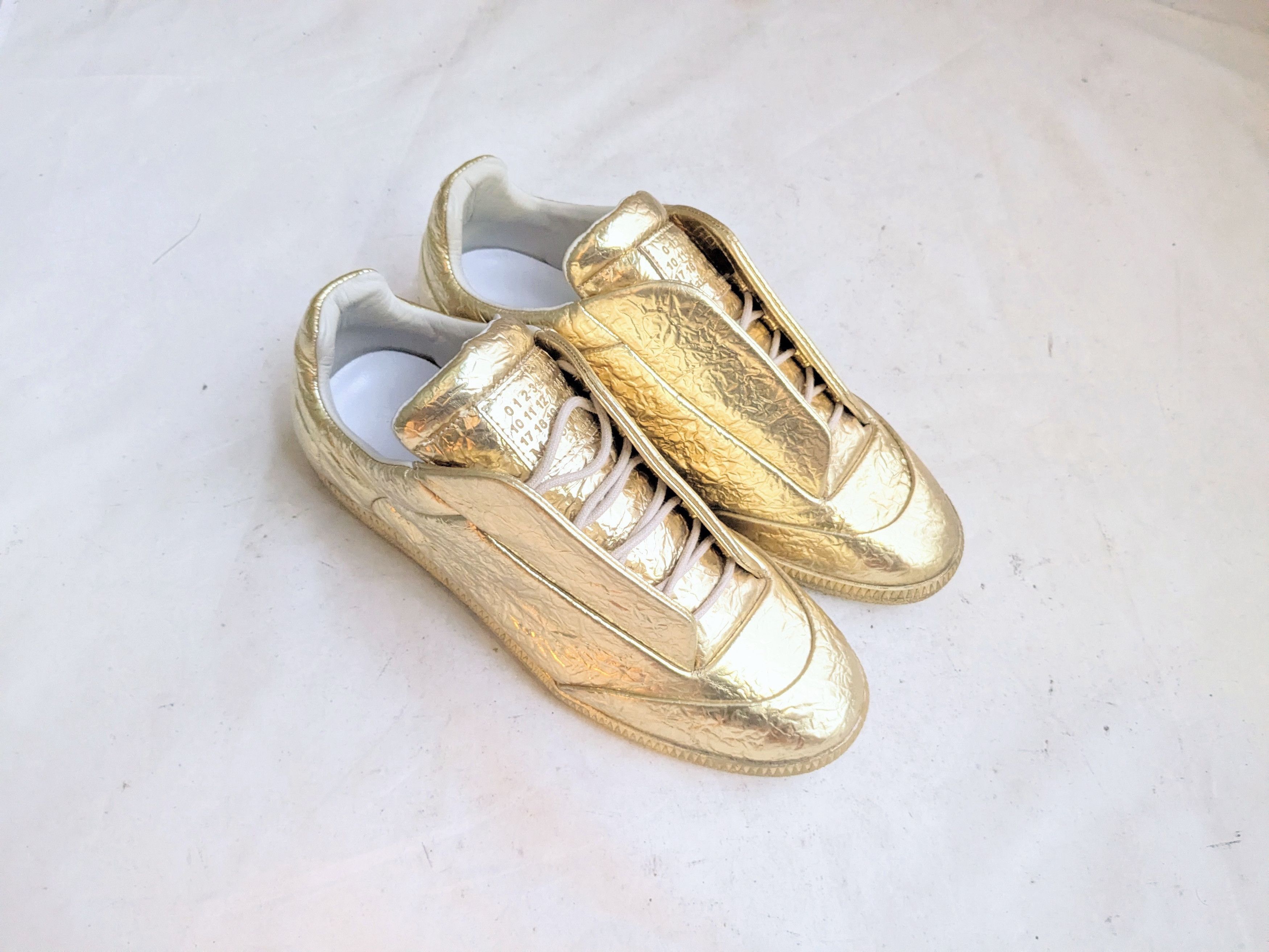 Maison Margiela Maison Margiela Future Gold 9 42 Low Tops Leather Size US 9 / EU 42 - 2 Thumbnail