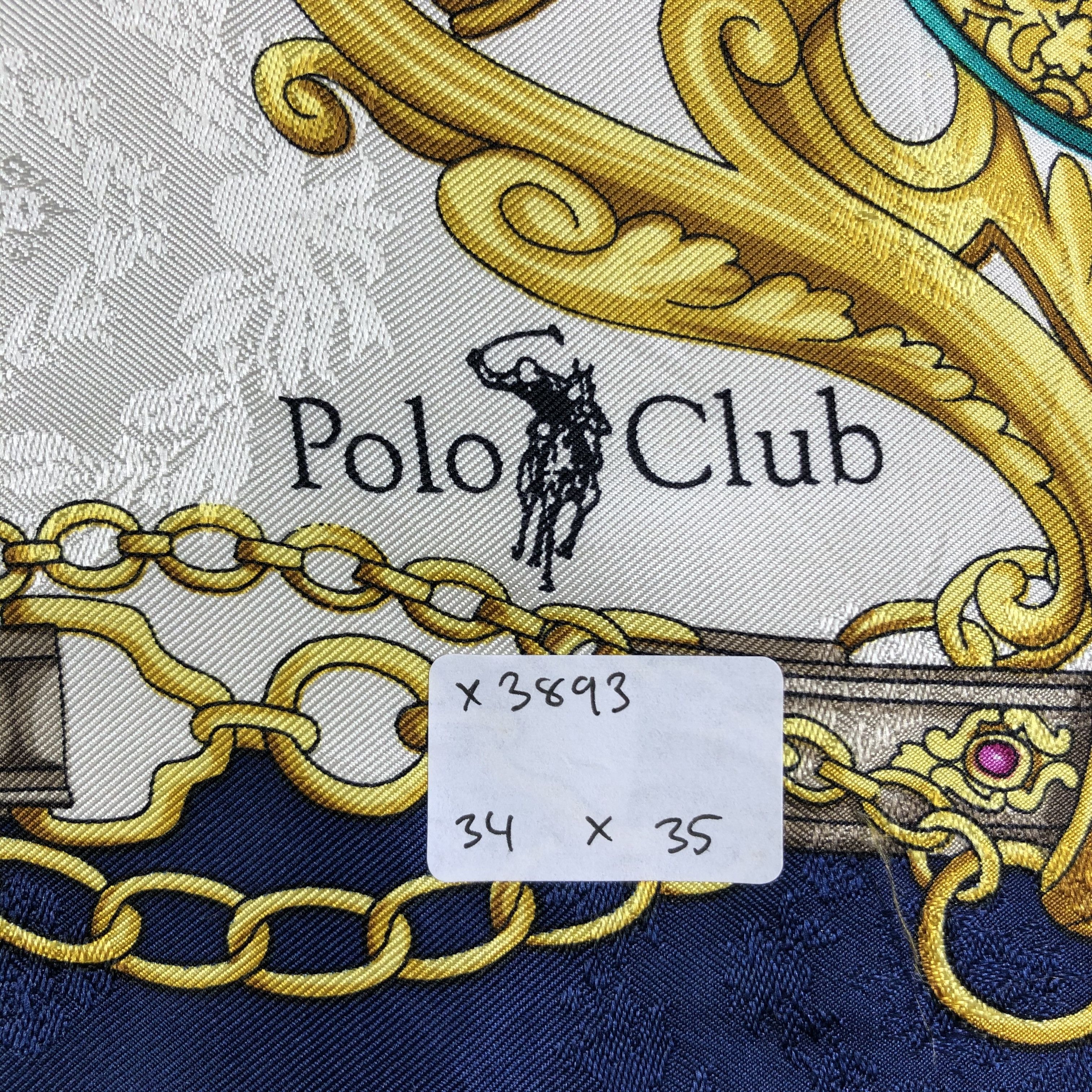 Beverly Hills Polo Club × Vintage Vintage Polo Club Silk Scarf Size ONE SIZE - 7 Thumbnail