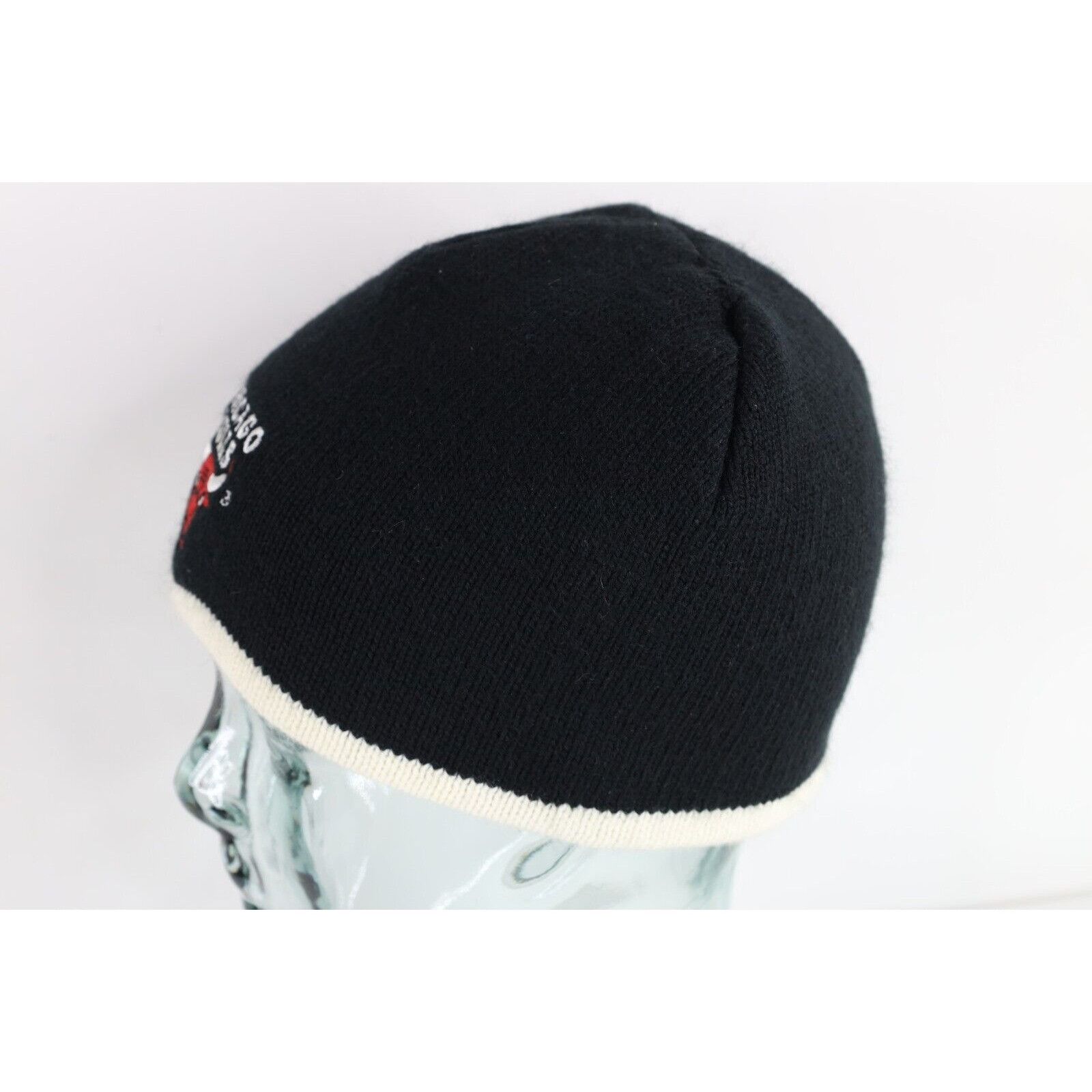 Vintage Vintage 90s Chicago Bulls Basketball Knit Winter Beanie Hat Size ONE SIZE - 3 Thumbnail