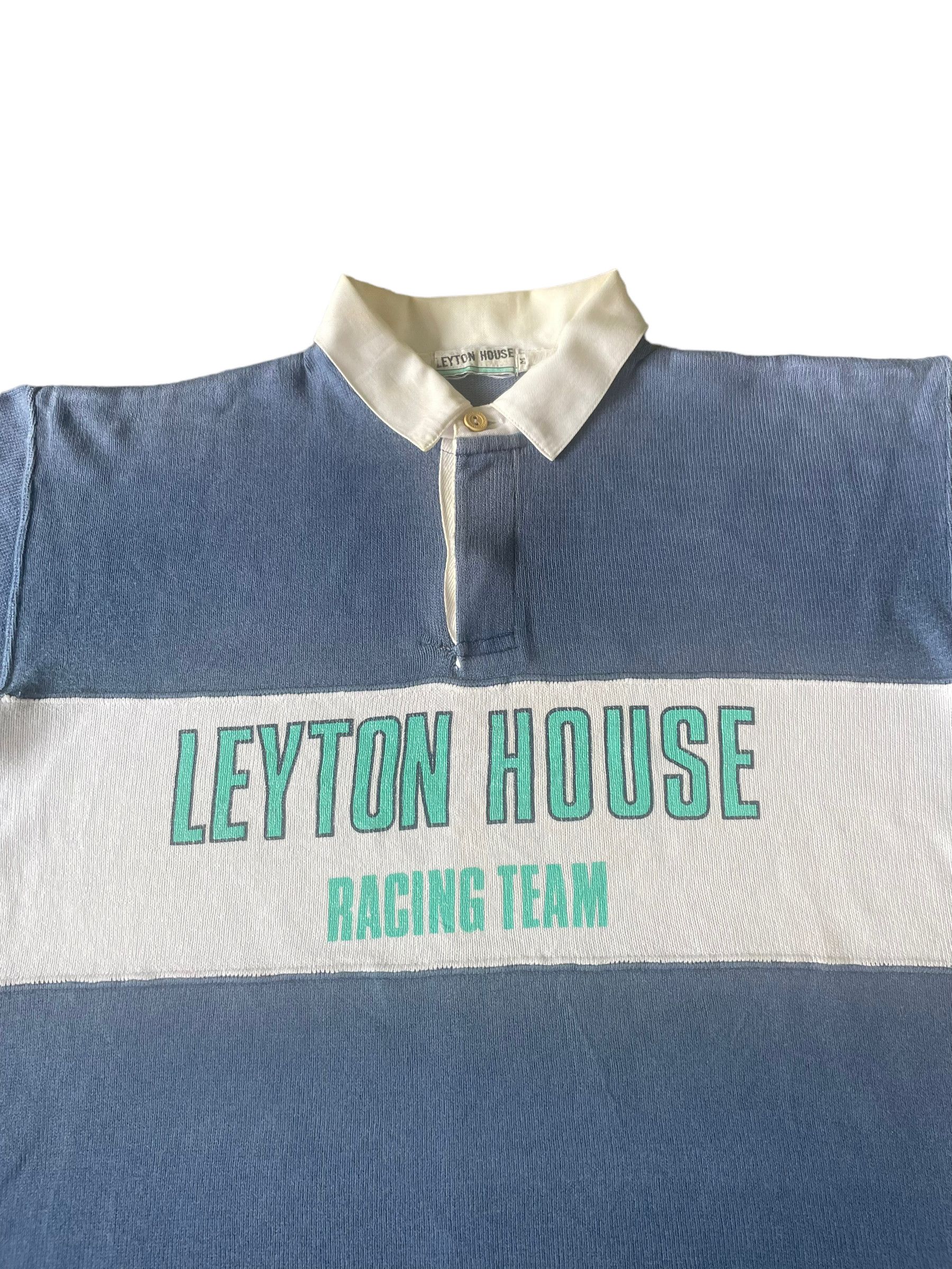 Vintage Vintage Faded Leyton House Racing Team Rugby Size US M / EU 48-50 / 2 - 2 Thumbnail
