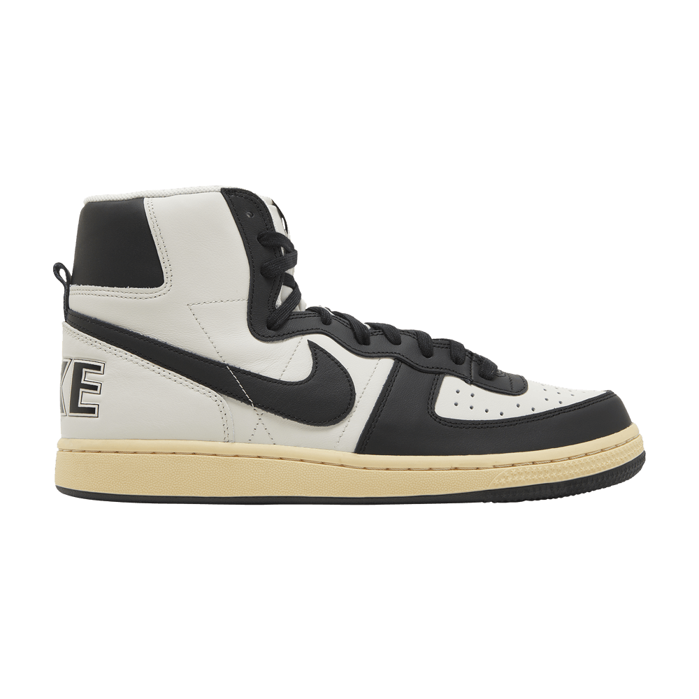 image of Nike Terminator High Vintage Panda Shoes in Black, Men's (Size 13)