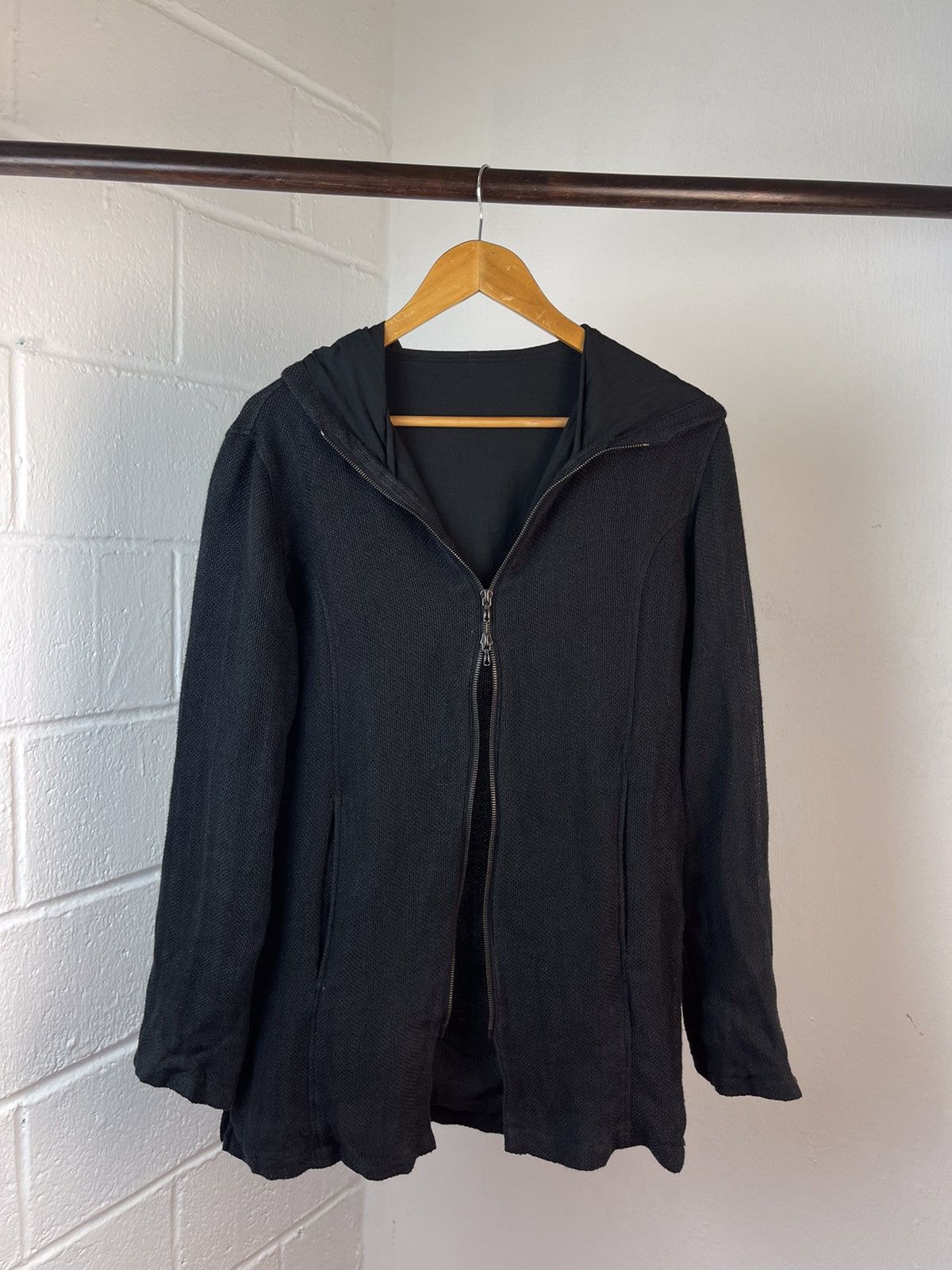 Shellac Shellac ‘Vampire’ Layered Linen Hoodie Size US M / EU 48-50 / 2 - 1 Thumbnail