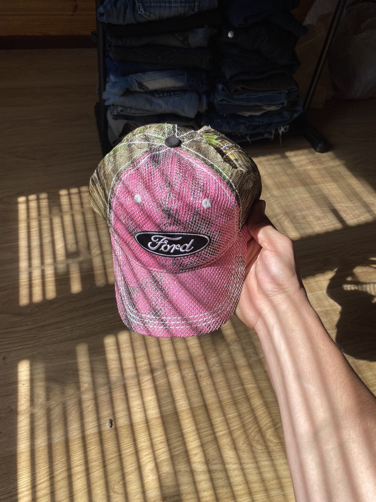 NASCAR Vintage Nascar Racing Cap Realtree Pink Stussy Style Street Size ONE SIZE - 3 Thumbnail