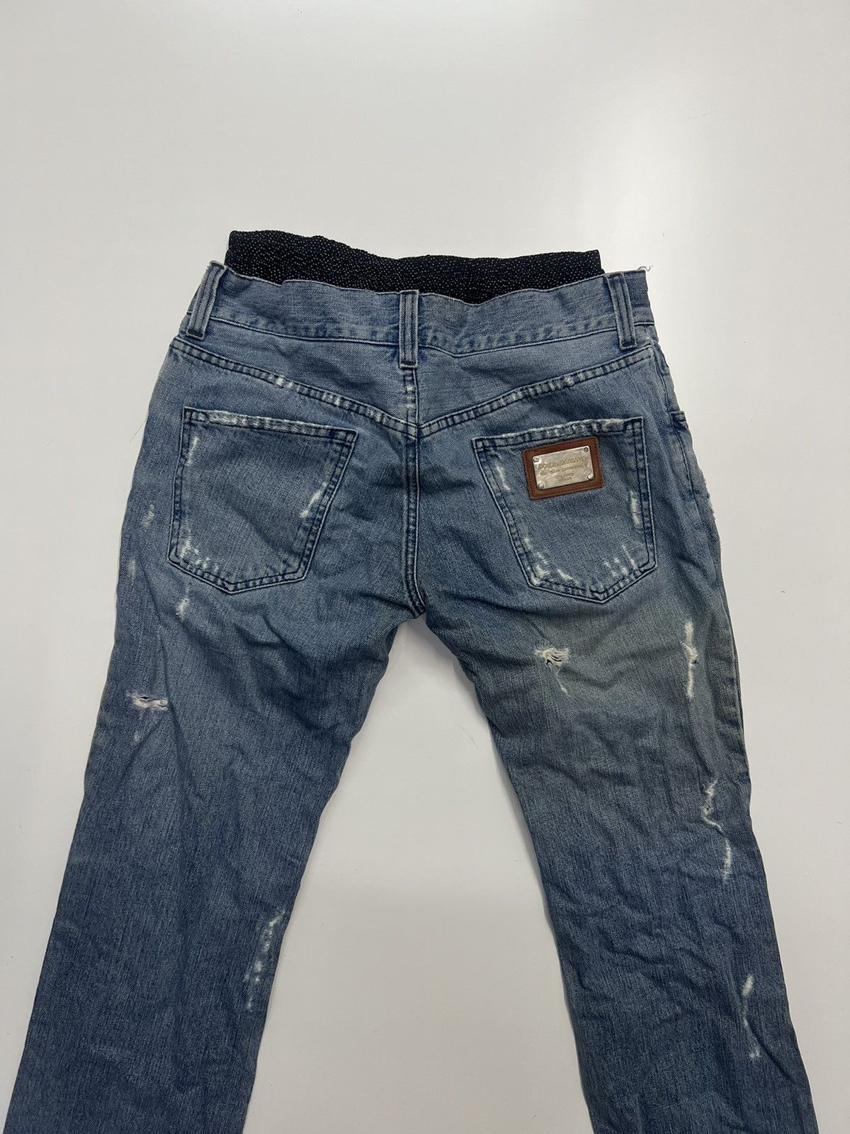 Dolce & Gabbana Insane🔥Dolce & Gabbana Distress Design Denim Size 34 Size US 34 / EU 50 - 7 Thumbnail