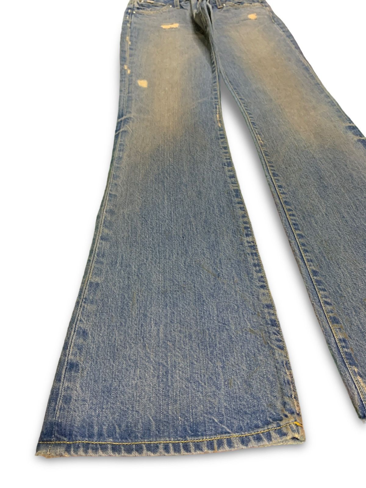 Paper Denim & Cloth Vintage USA Paper Denim & Cloth Distressed Flare Jeans Size 27" / US 4 / IT 40 - 6 Thumbnail