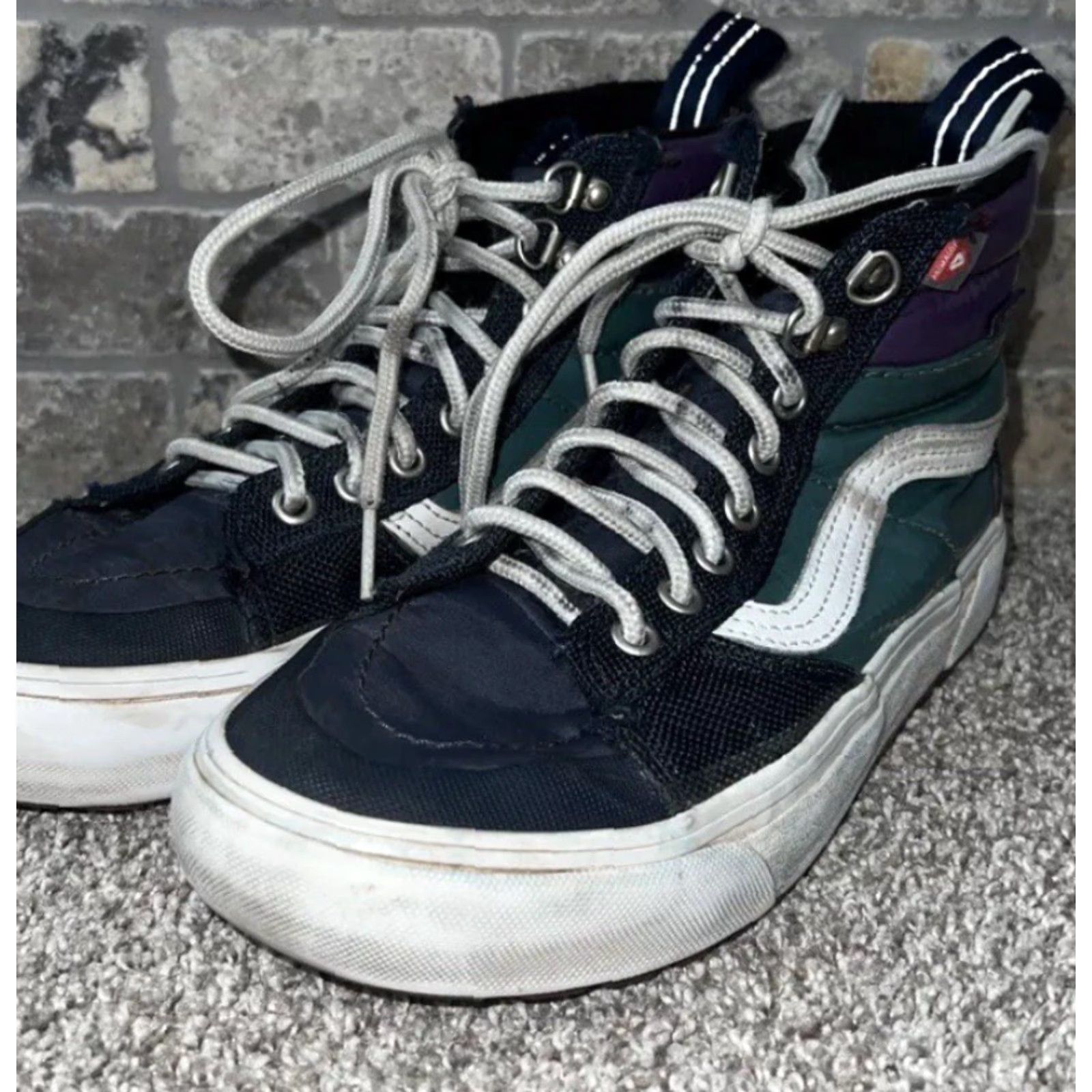 Vans VANS Off The Wall High Top Lace Up Shoes Mens Size 5 Multicolor Sneaker Size US S / EU 44-46 / 1 - 5 Thumbnail
