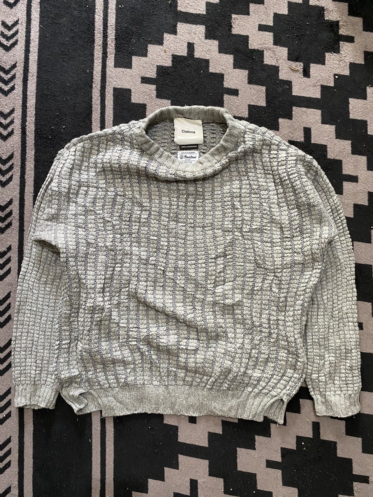 20471120 × Japanese Brand Yonetomi seni “ISETAN MITSUKOSHI” wool rib knit Size US M / EU 48-50 / 2 - 1 Thumbnail