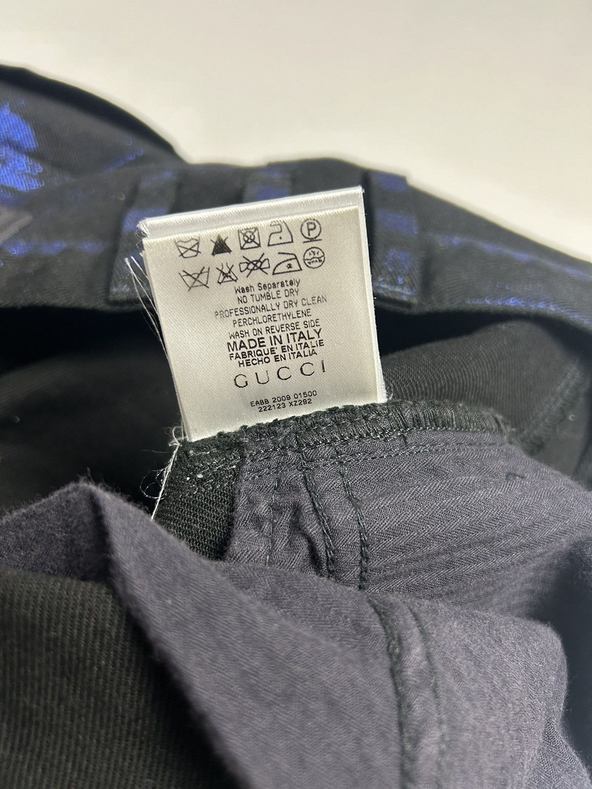 Gucci Gucci Blue Glitter Jeans Size 34" / US 12 / IT 48 - 3 Thumbnail