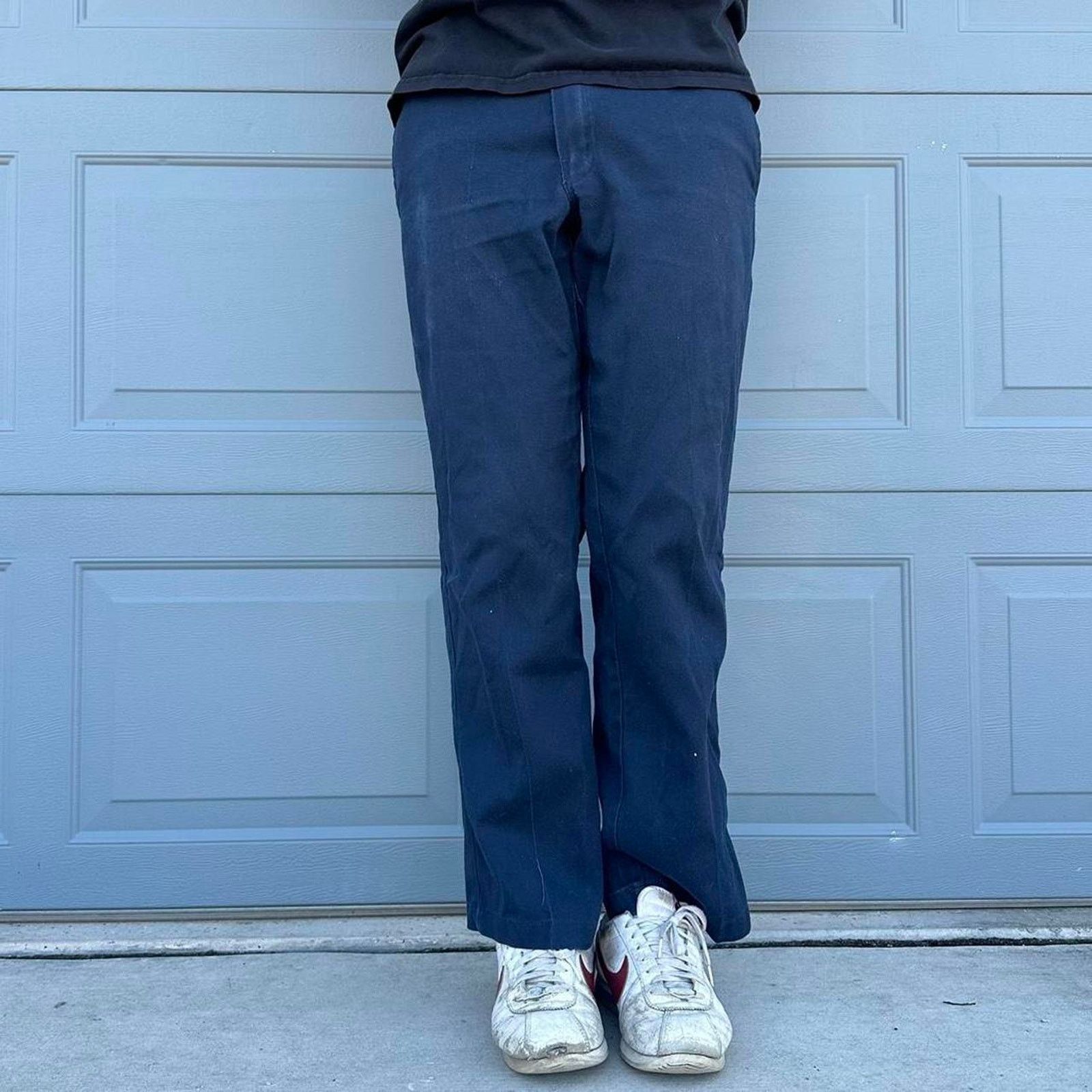 Dickies Vintage baggy navy dickies 874 Size US 33 - 3 Thumbnail