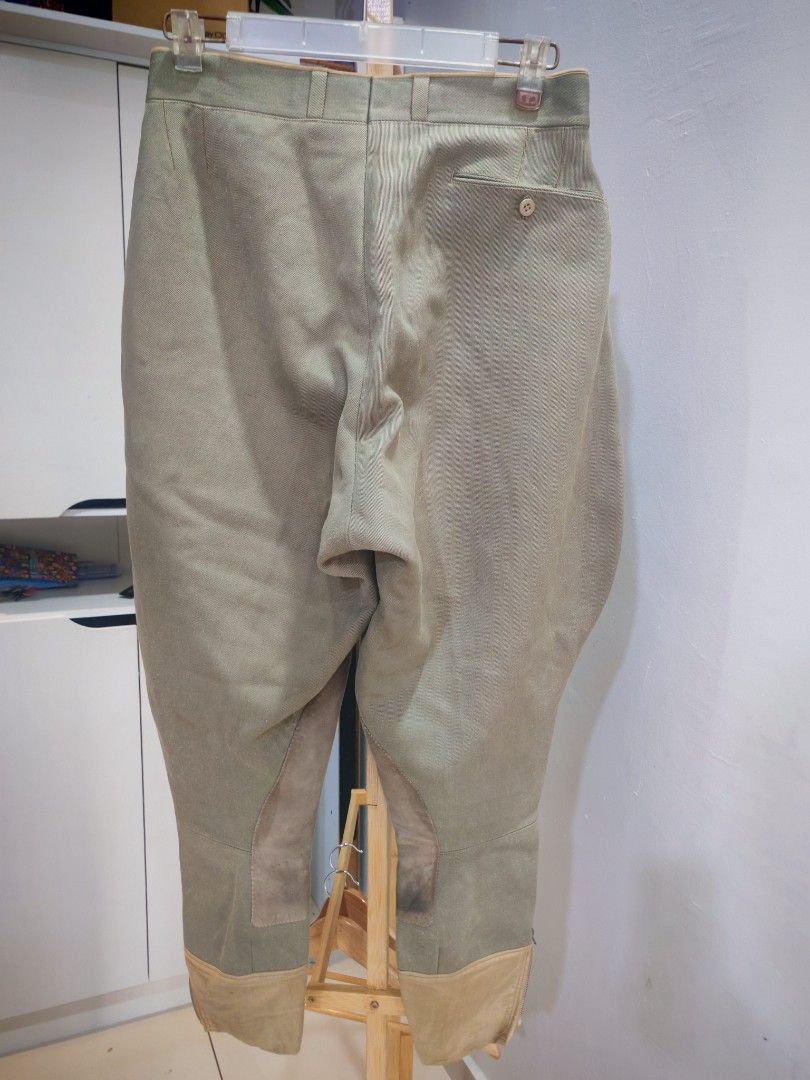 Vintage 40s–50s Plazanet French Army Jodhpurs Riding Pants Size US 30 / EU 46 - 6 Thumbnail
