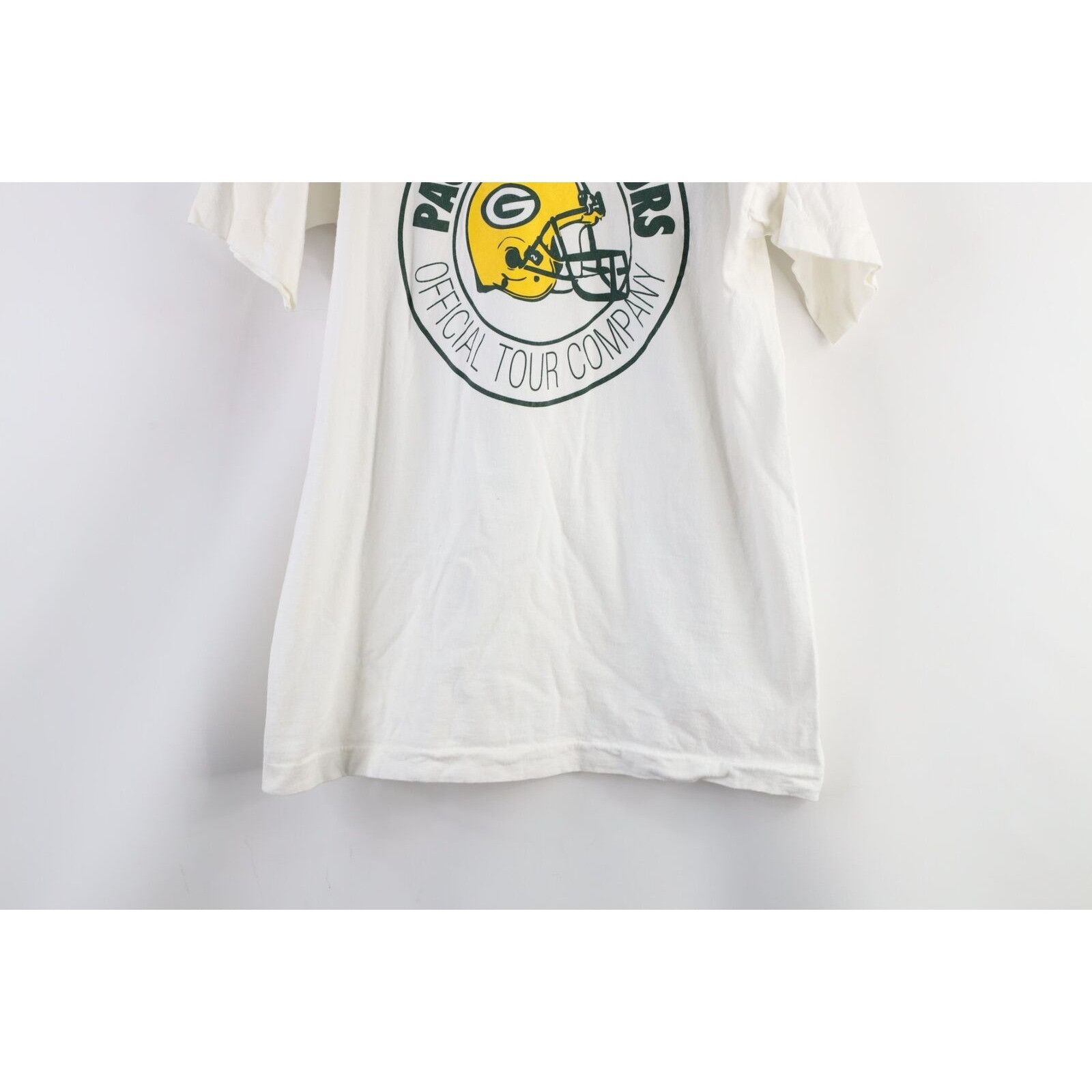 Vintage Vintage 90s Spell Out Green Bay Packers Football T-Shirt Size US L / EU 52-54 / 3 - 3 Thumbnail