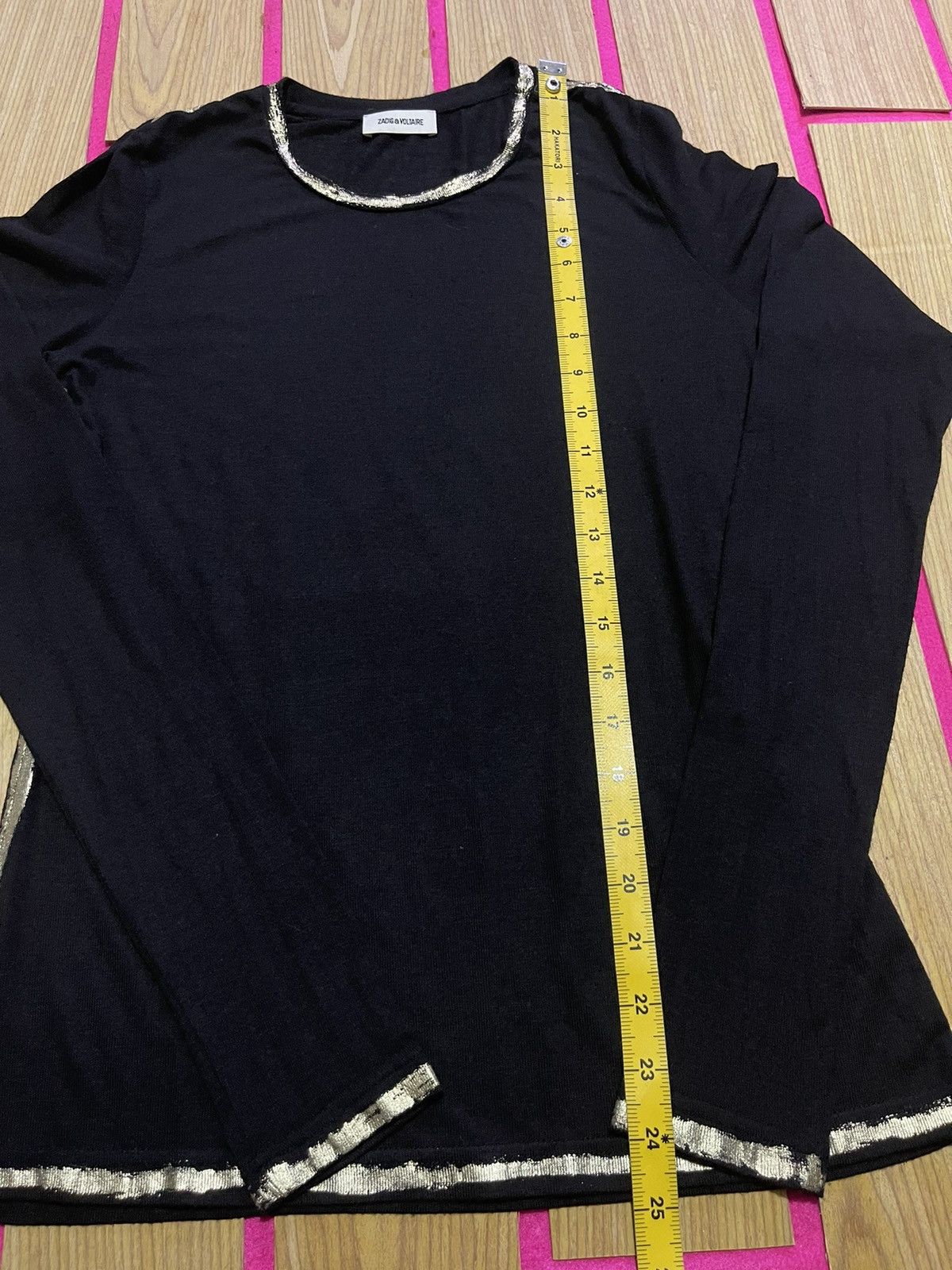 If Six Was Nine Y2K ZADIK & VOLTAIRE long sleeve tshirt Size M / US 6-8 / IT 42-44 - 7 Thumbnail
