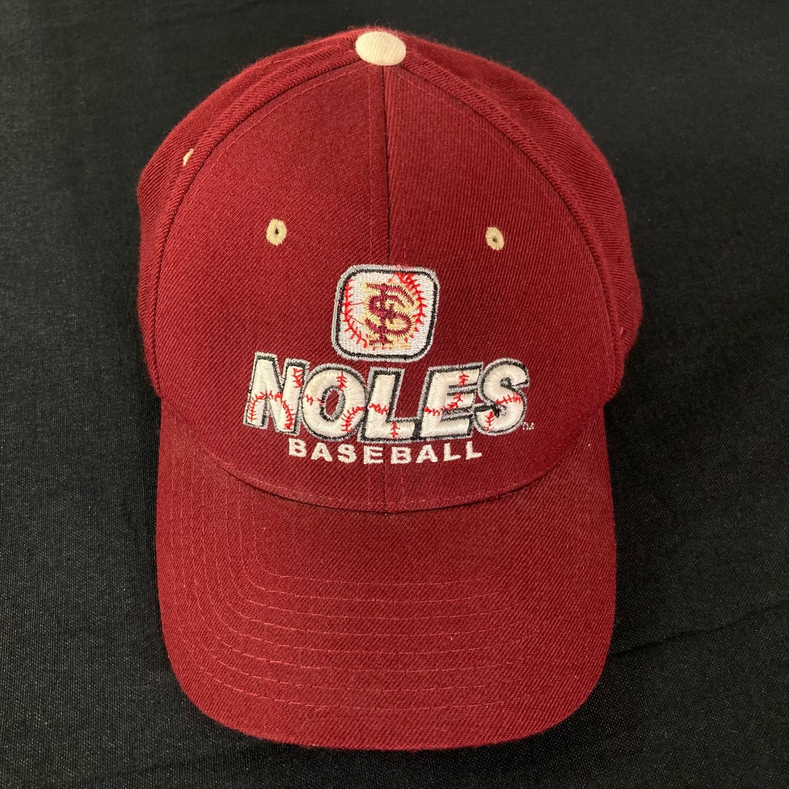 Zephyr NCAA Wool Seminoles Noles Baseball Hat Red One Size Size ONE SIZE - 1 Thumbnail