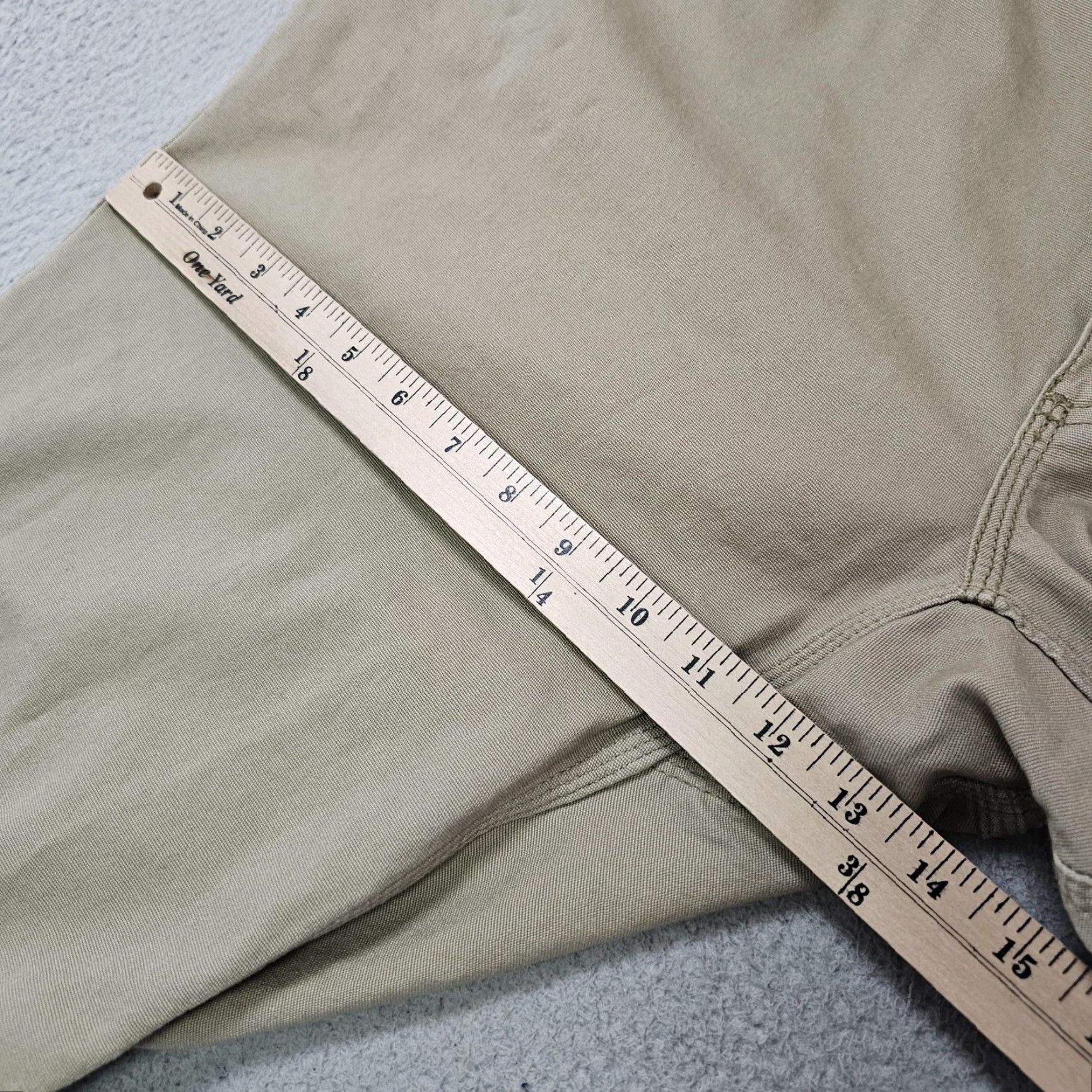 Duluth Trading Company Duluth Trading Co. DuluthFlex Fire Hose Khakis Pants 40x30 Beige Men Regular Straight 5-Pocket Canvas Workwear Casual Pants Size US 40 / EU 56 - 4 Thumbnail