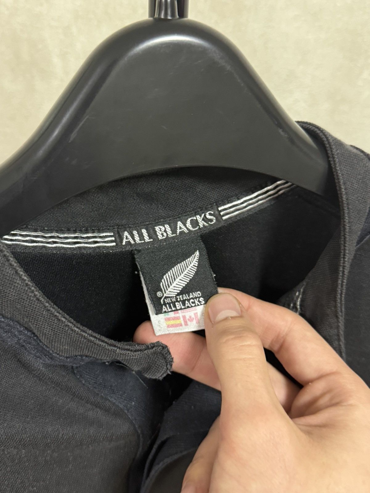 Adidas Rare Vintage Adidas New Zealand All Blacks Rugby Jersey Size US L / EU 52-54 / 3 - 6 Thumbnail