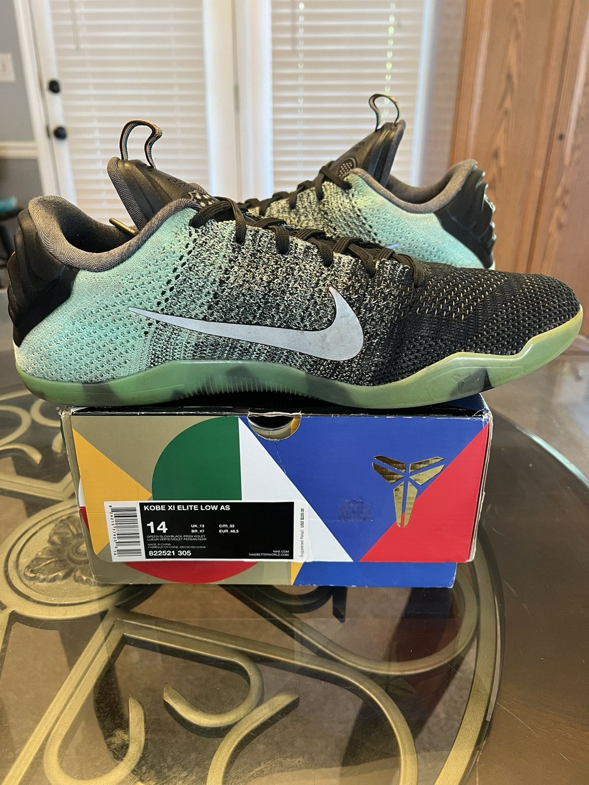 Nike Nike Kobe 11 Elite Low “All Star - Northern Lights” Size US 14 / EU 47 - 10 Thumbnail