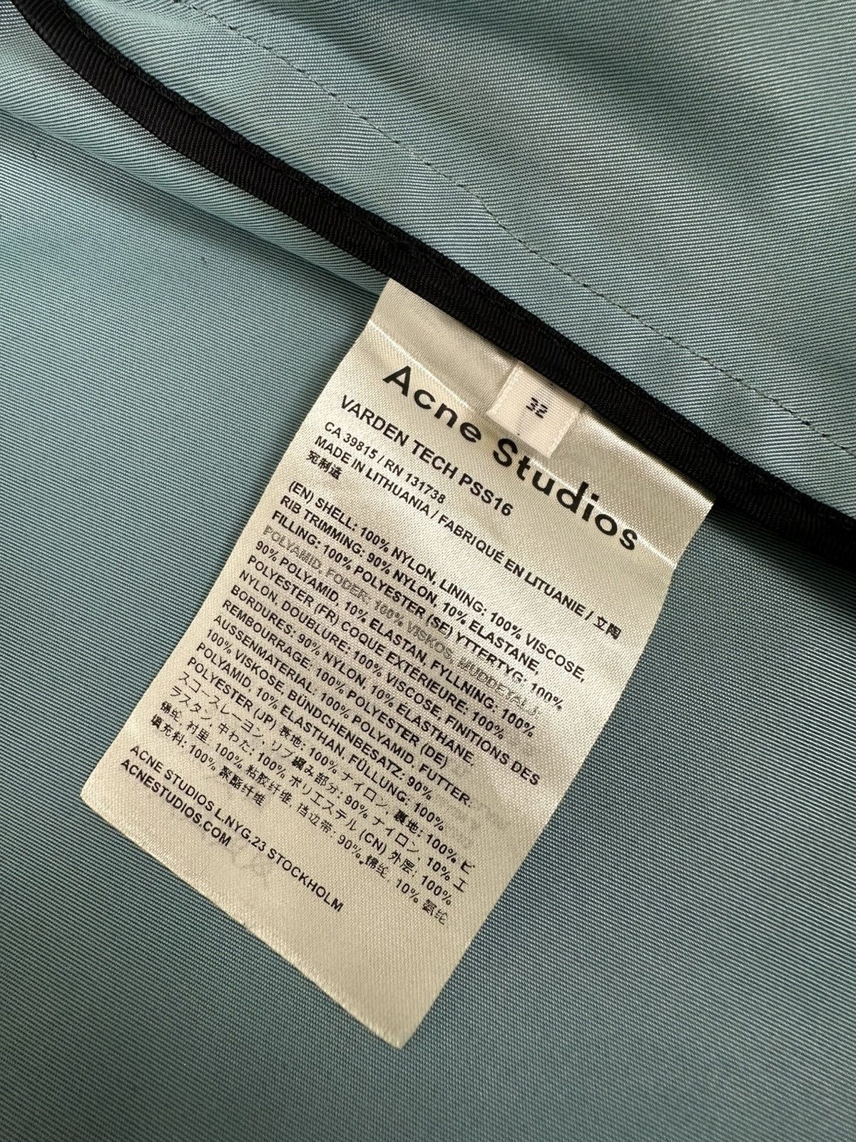 Acne Studios Acne Studios - Varden Tech S/S16 - M-A1 Bomber Jacket Size US M / EU 48-50 / 2 - 15 Thumbnail