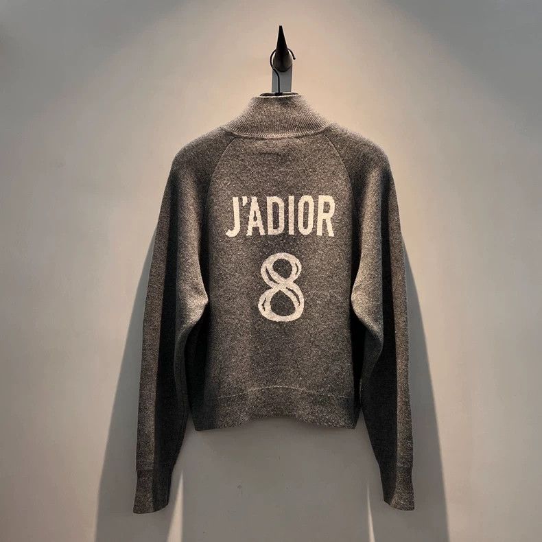 Dior dior Grey Number 8 Sweater Size XS / US 0-2 / IT 36-38 - 2 Thumbnail
