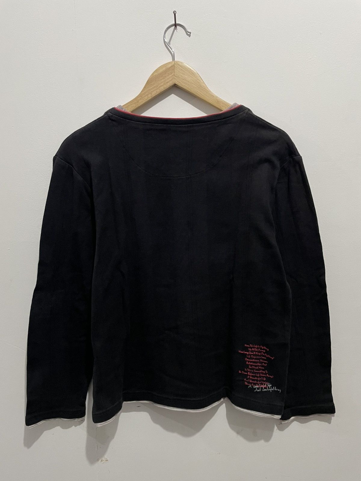 Beauty Beast × If Six Was Nine × Japanese Brand DOUBLE LAYER EXCUSE ARCHIVE LONG SLEEVE Size US M / EU 48-50 / 2 - 10 Thumbnail