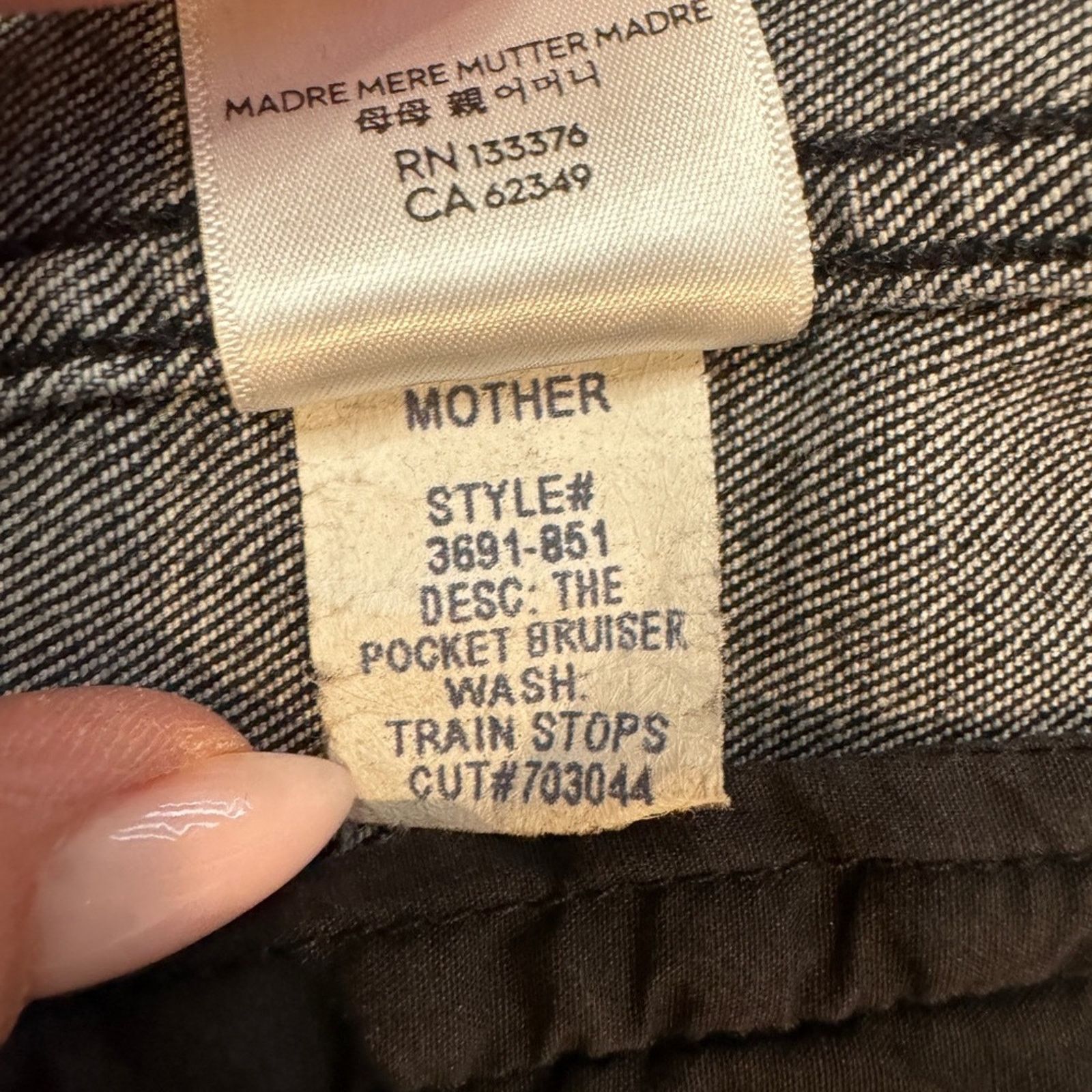 MOTHER MOTHER The Pocket Bruiser Denim Jacket in Train Stops Medium Size M / US 6-8 / IT 42-44 - 9 Thumbnail