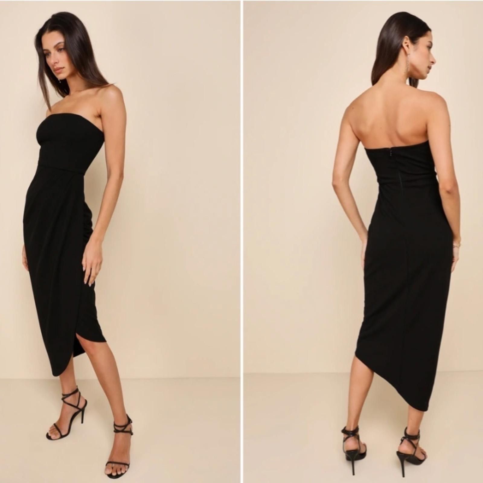 Lulus LULU's Prom Wedding Elegant Sexy Sophisticated Midi Dress Size M / US 6-8 / IT 42-44 - 4 Thumbnail