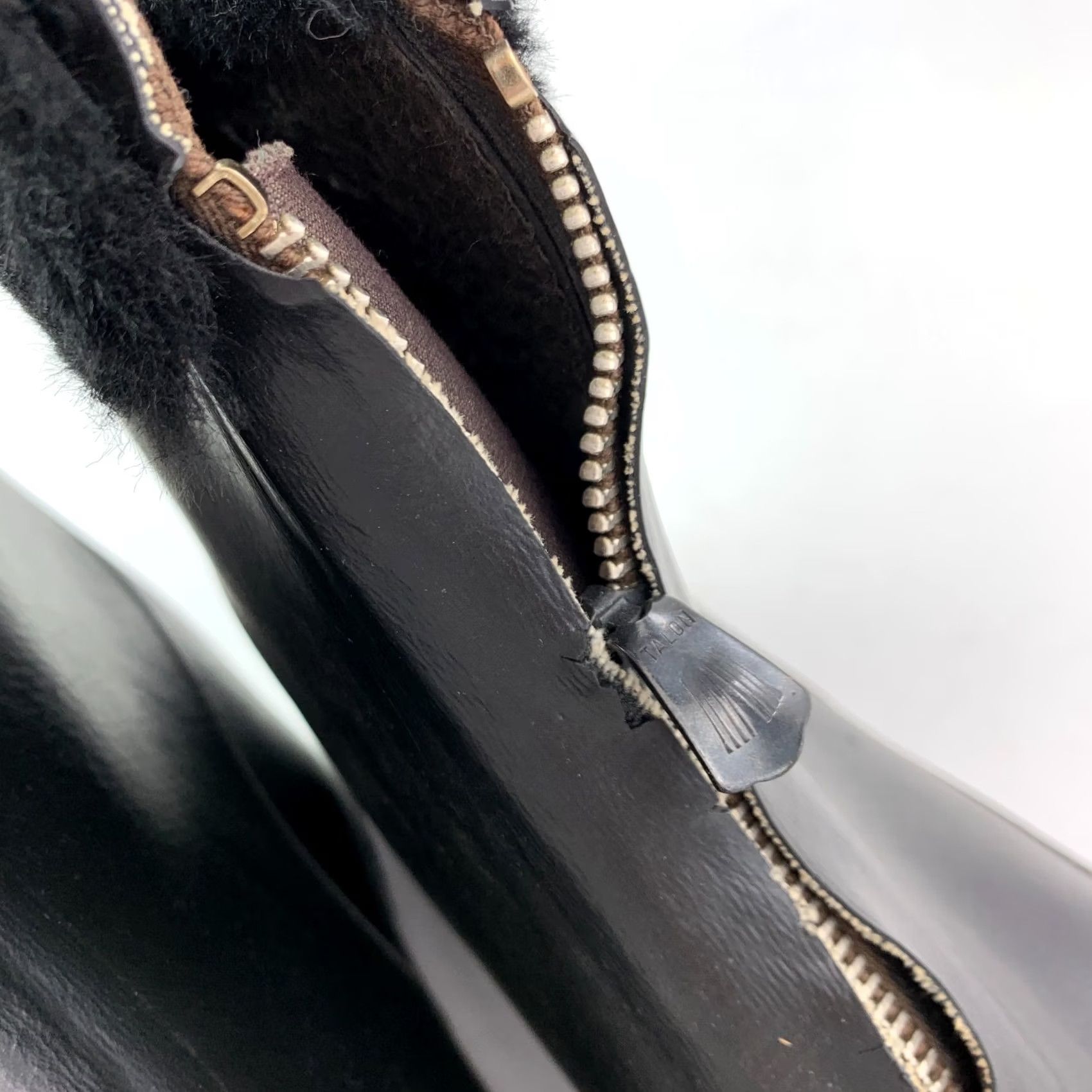 Vintage VINTAGE La Crosse Boots Rubber Black Zip Waterproof Lacrosse 1960s Womens 8 Read Size US 8 / IT 38 - 4 Thumbnail