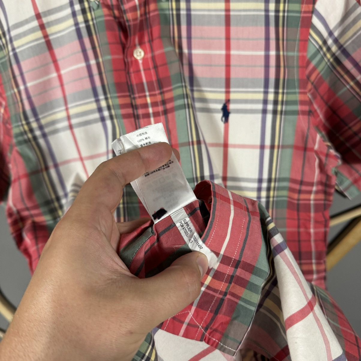 Polo Ralph Lauren × Ralph Lauren × Vintage Polo Ralph Lauren Plaid Short Sleeve Shirt Size US S / EU 44-46 / 1 - 6 Thumbnail