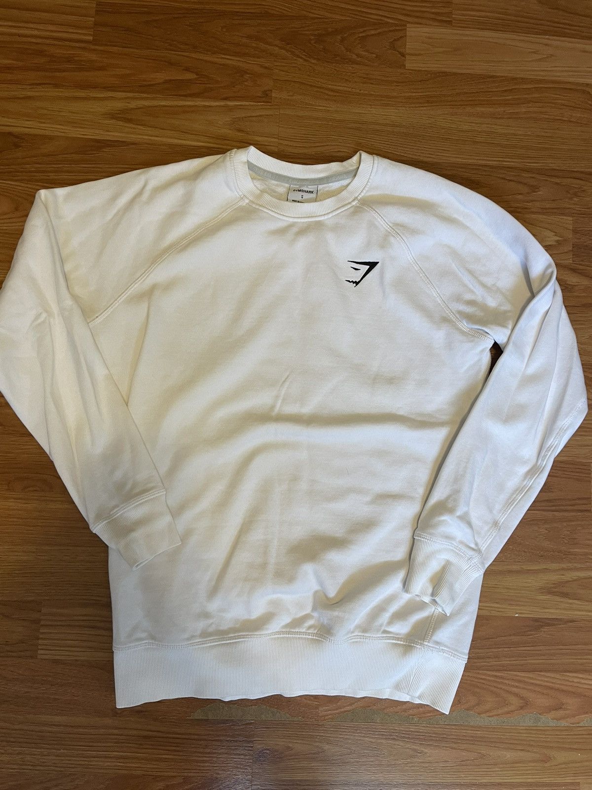 Gymshark White Gymshark Pullover⚪️🦈 Size US S / EU 44-46 / 1 - 1 Thumbnail