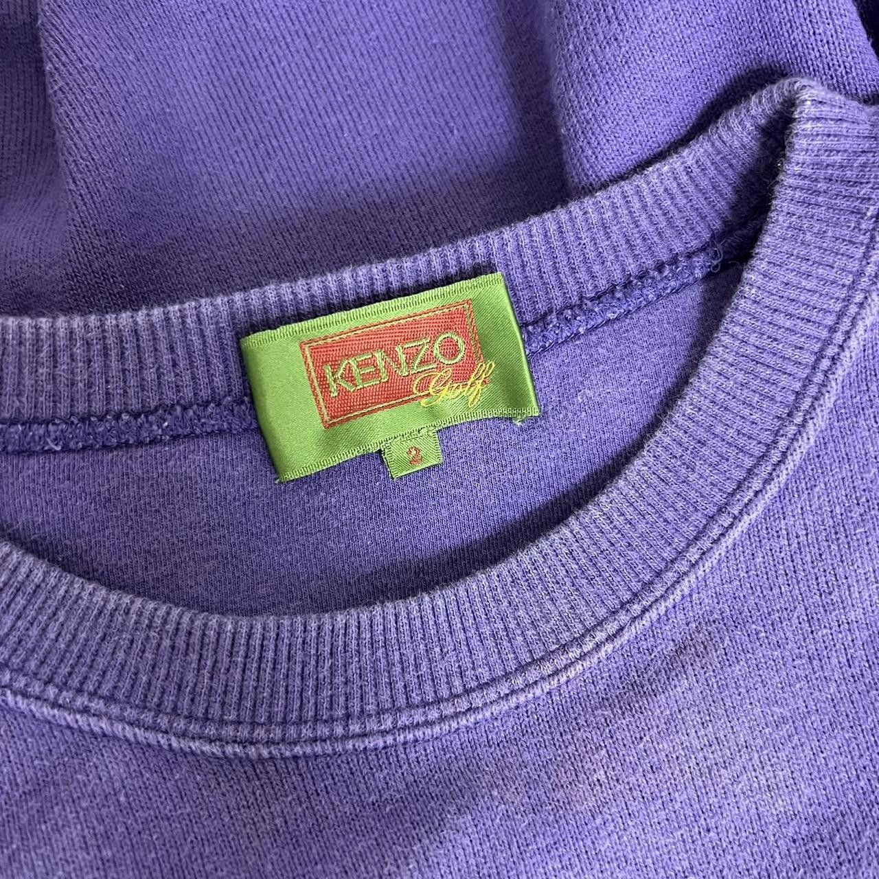 Kenzo Kenzo Vintage Purple Sweatshirt Size S / US 4 / IT 40 - 5 Thumbnail
