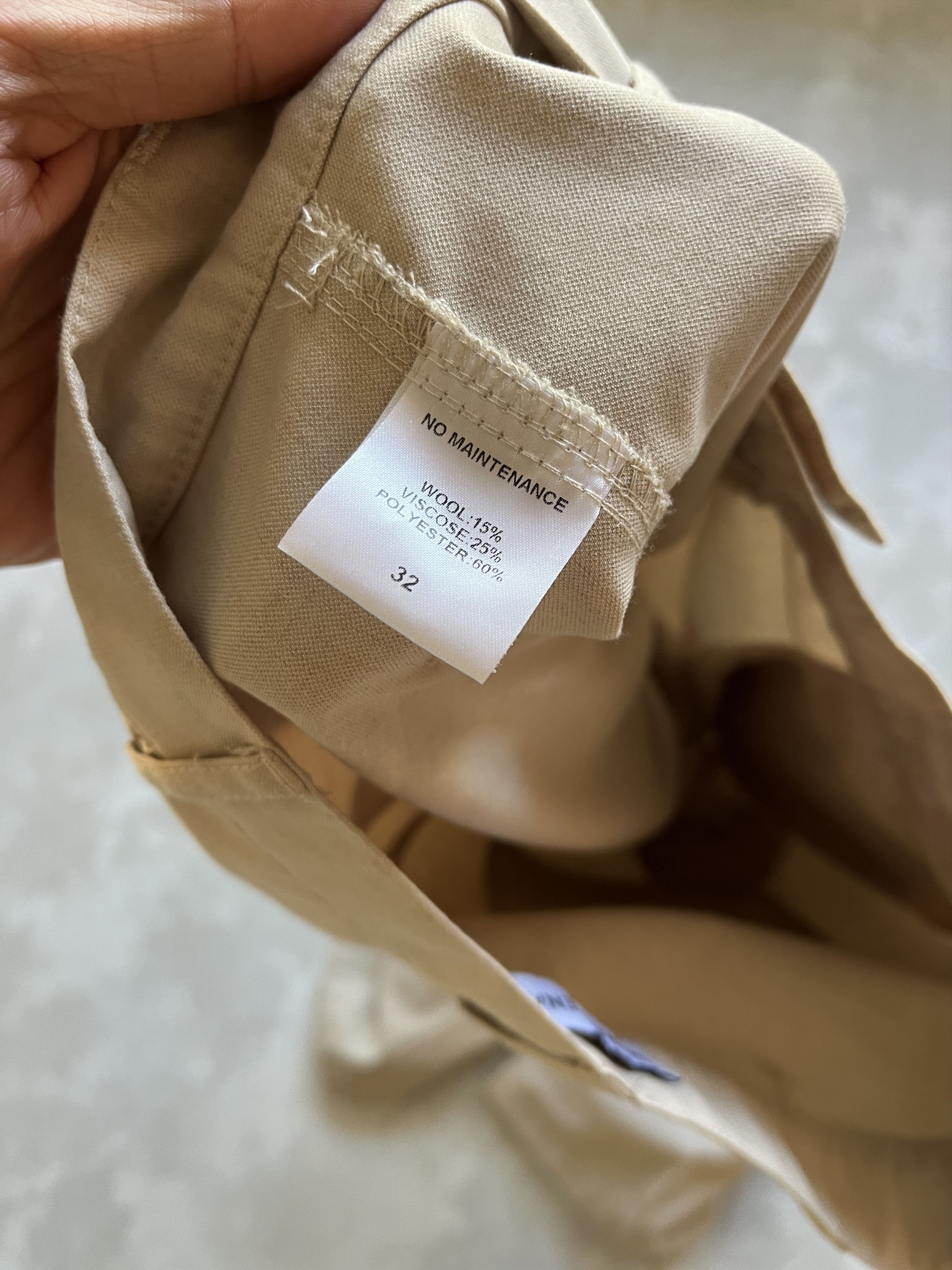 No Maintenance No maintenace cream pant 2023 collection Size US 32 / EU 48 - 7 Thumbnail