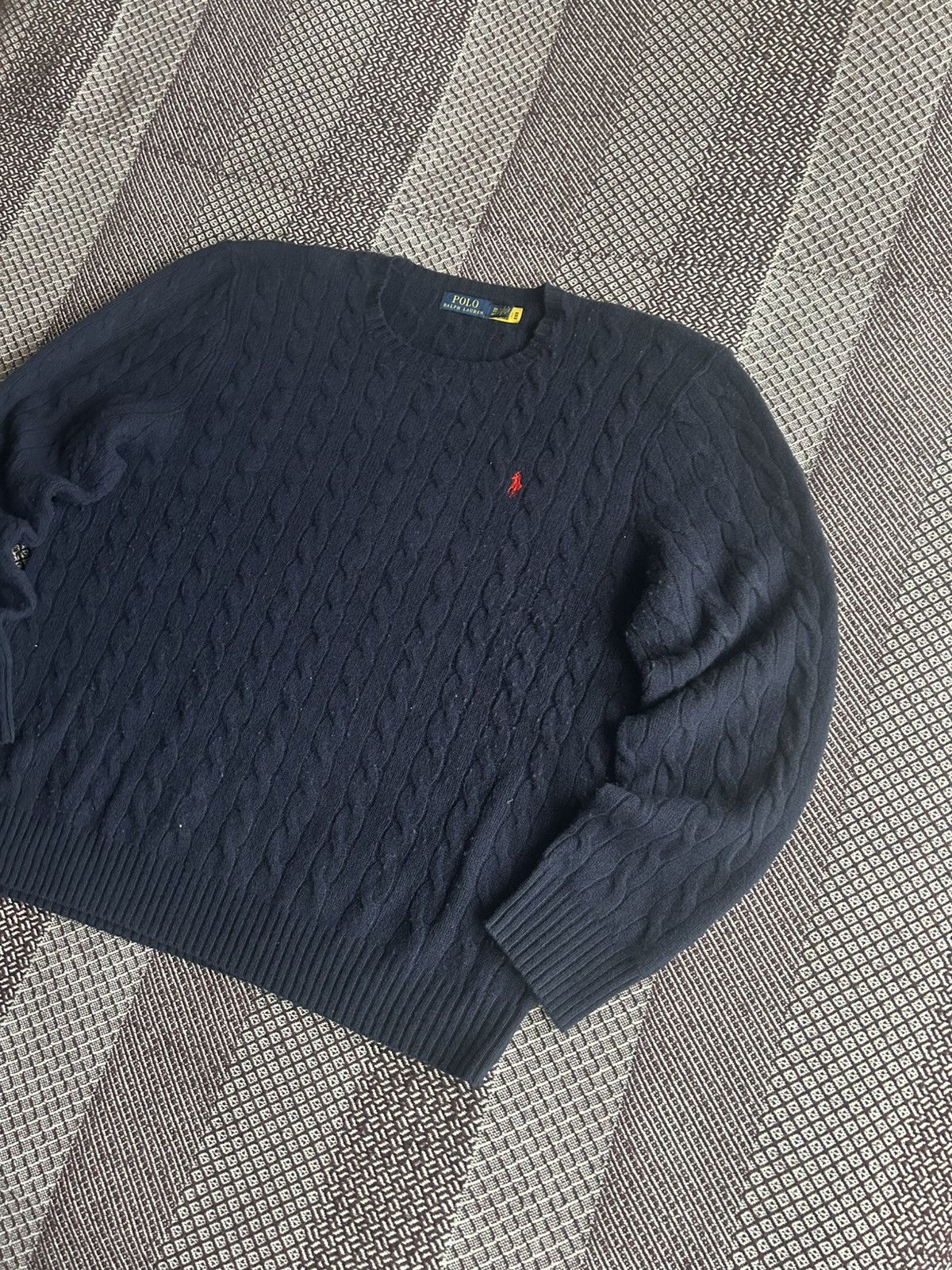 Polo Ralph Lauren Polo Ralph Lauren Cable Knitted Sweater Streetwear Style XXL Size US XXL / EU 58 / 5 - 2 Thumbnail