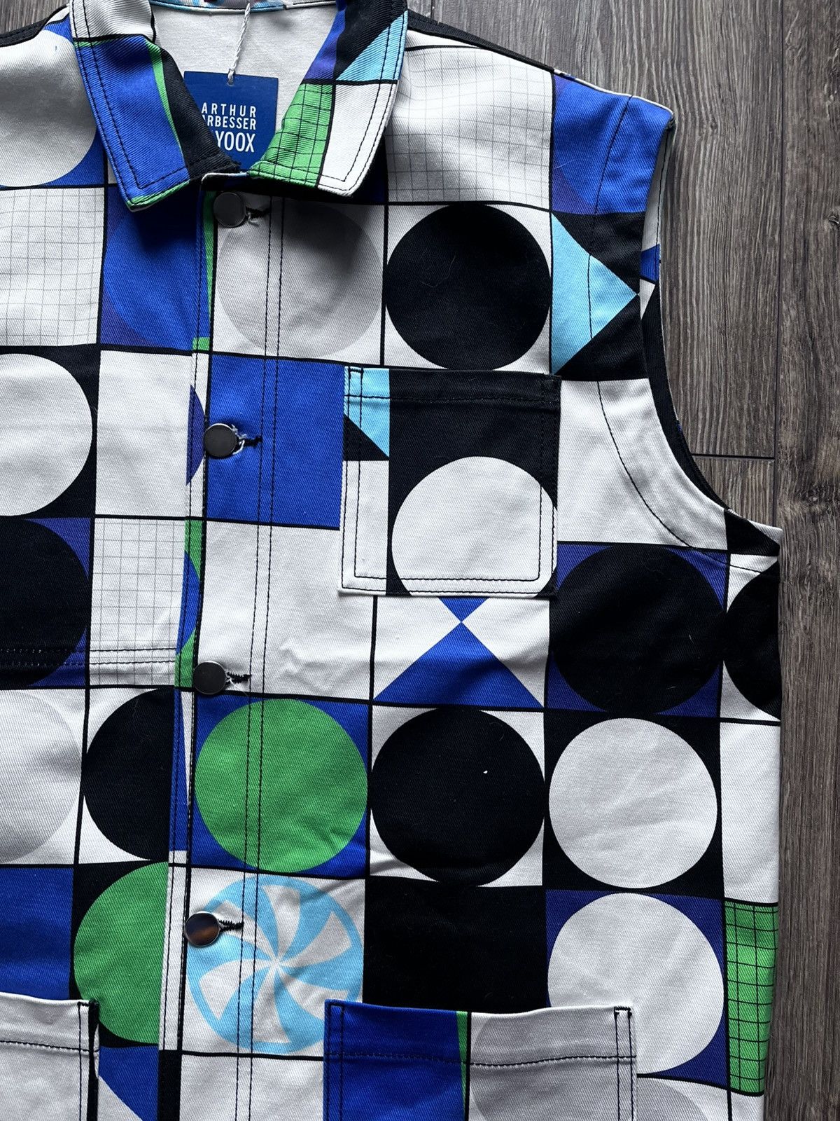 Other Arthur Arbesser geometric pattern vest new with tags size M Size US M / EU 48-50 / 2 - 2 Thumbnail