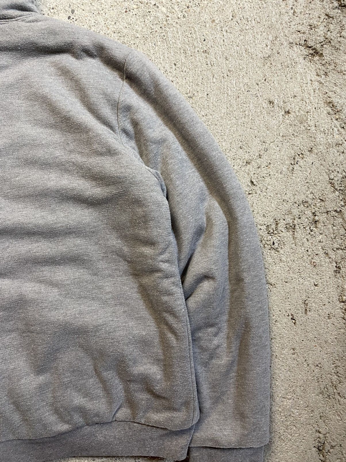 Japanese Brand Grey avant garde hoodie with fur japan streetwear vintage Size US L / EU 52-54 / 3 - 12 Thumbnail