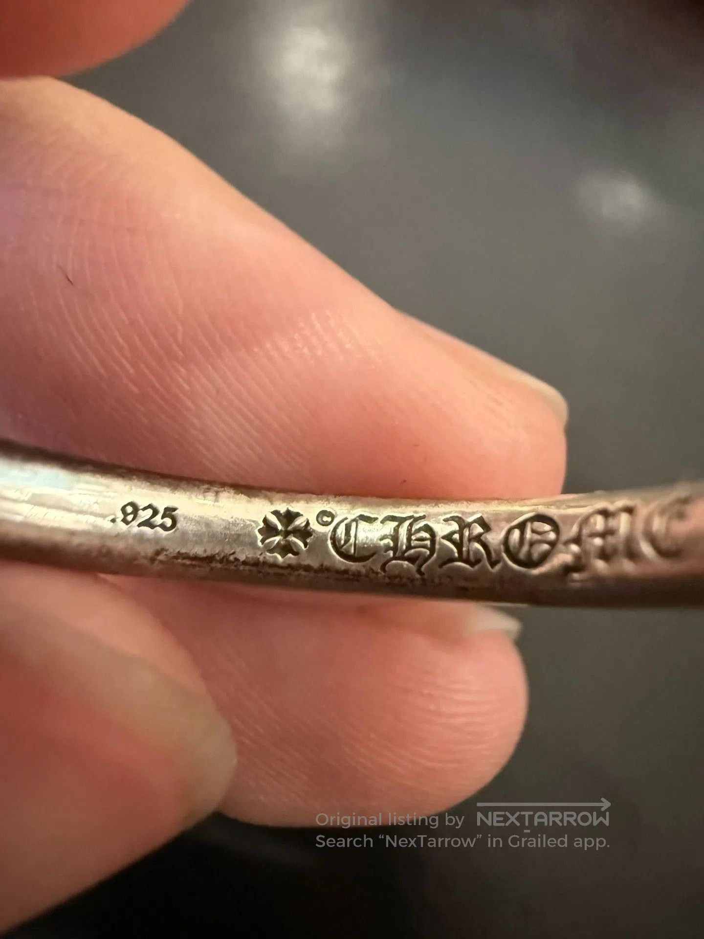 Chrome Hearts Chrome Hearts Silver Diamond Nail Ring. Size ONE SIZE - 7 Thumbnail