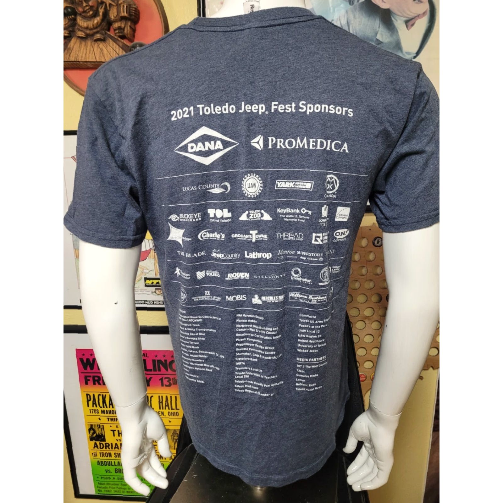 Jeep Toledo Jeep Fest 80 Years of Adventure T Shirt Large 2021 Nice Size US L / EU 52-54 / 3 - 2 Thumbnail