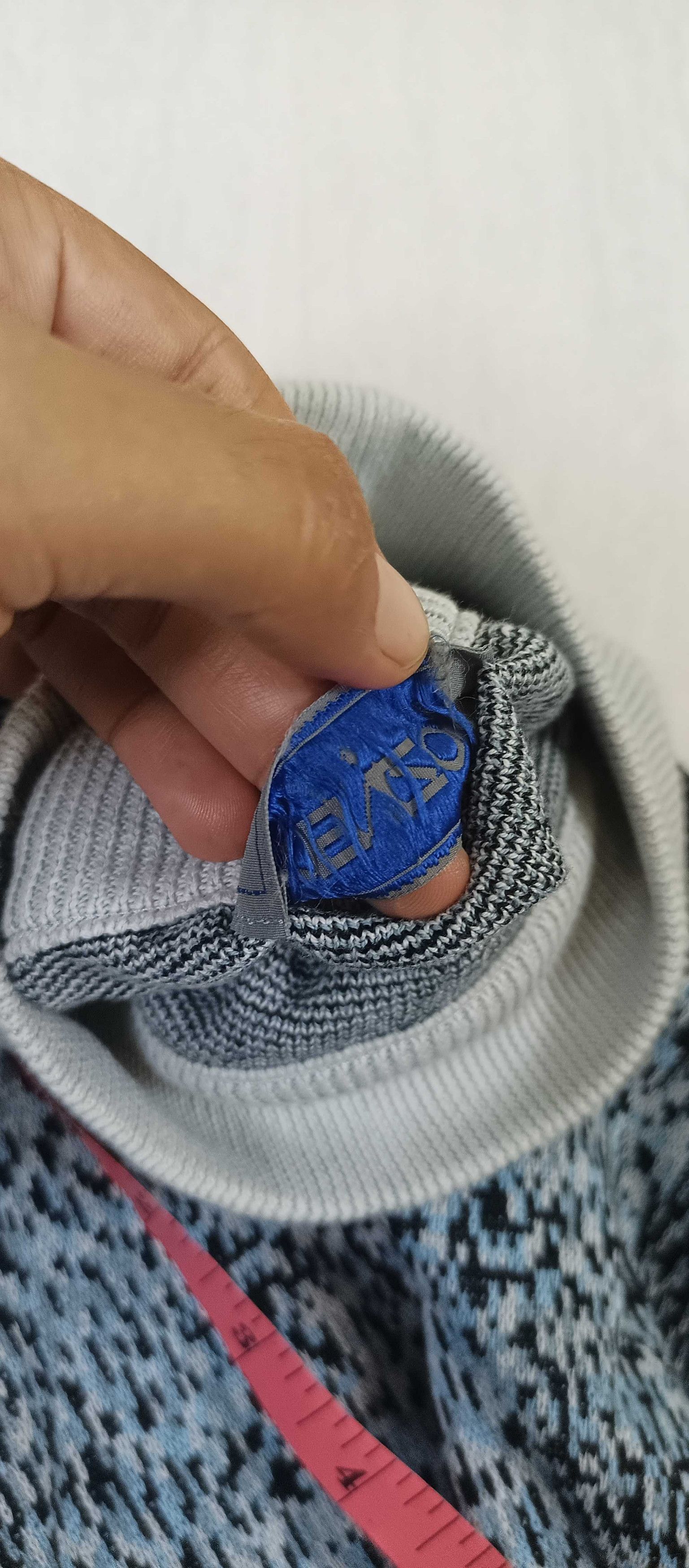 Designer × Kenzo KENZO PARIS Mix Color UNISEX Knit Sweater Jumper Neck Size L / US 10 / IT 46 - 9 Thumbnail