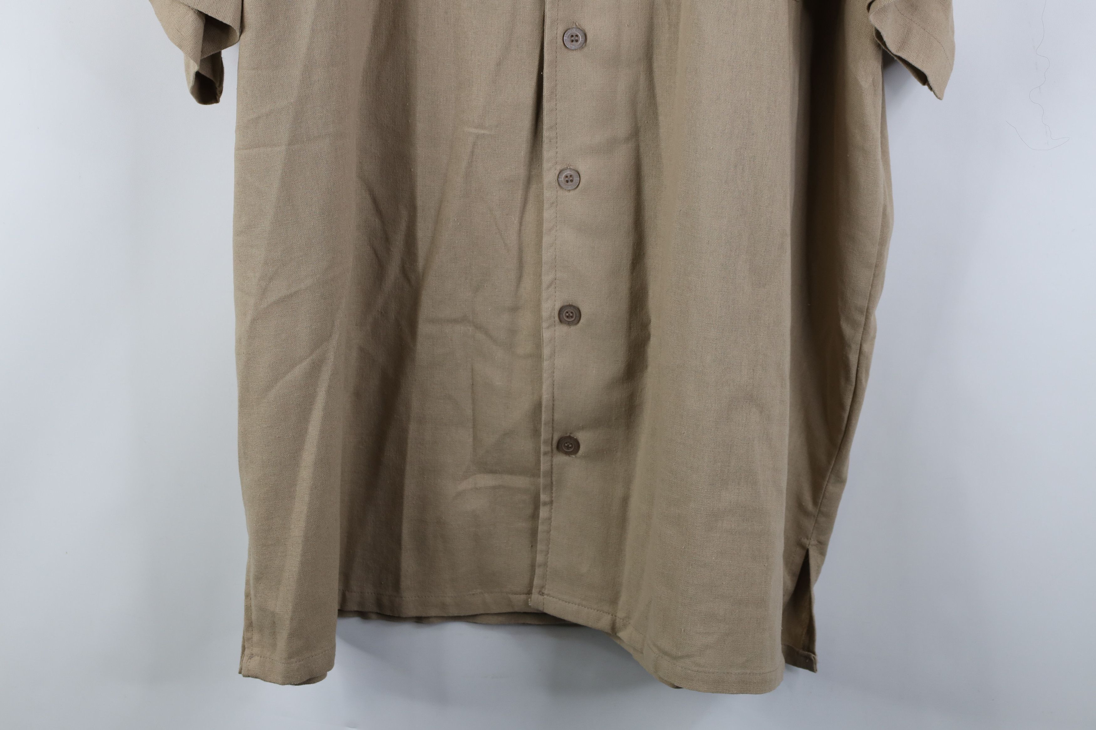 Vintage Vintage 90s Y2K Streetwear Camp Collar Baggy Button Shirt Size US XXL / EU 58 / 5 - 3 Thumbnail