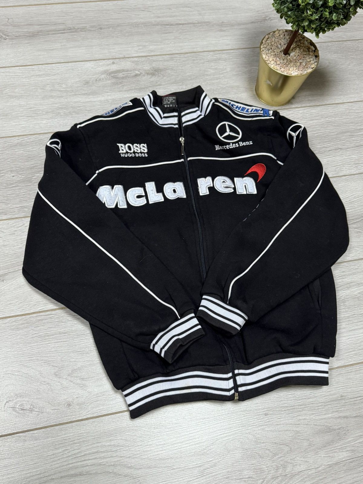 Mercedes-Benz Mclaren vintage BOSS Mercedes zip sweatshirt Size US S / EU 44-46 / 1 - 6 Thumbnail